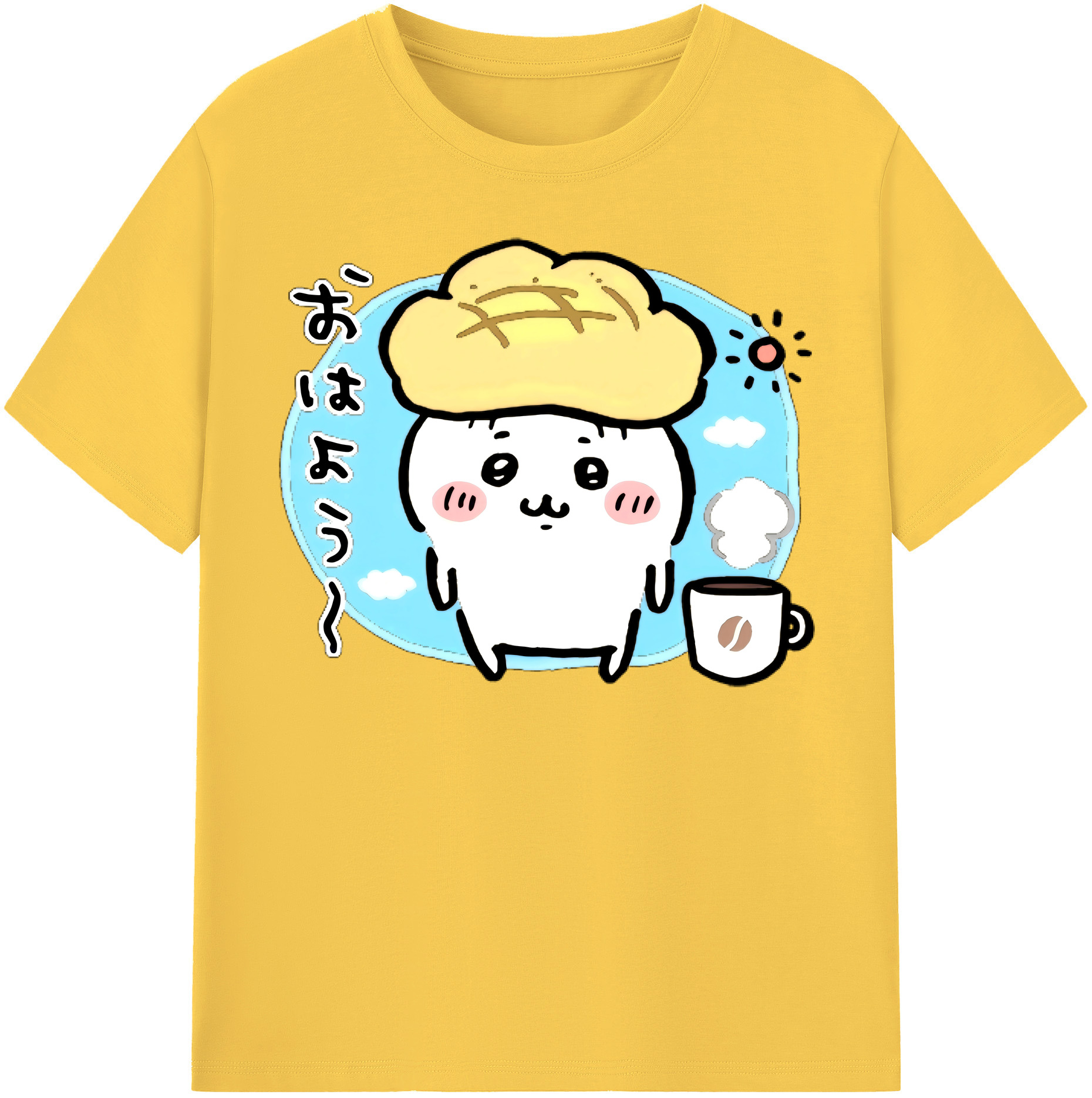 （画像用） ちいかわ ちいかわ Chii-kawa chiikawa 綿100％半袖Tシャツ（フロントプリント）
