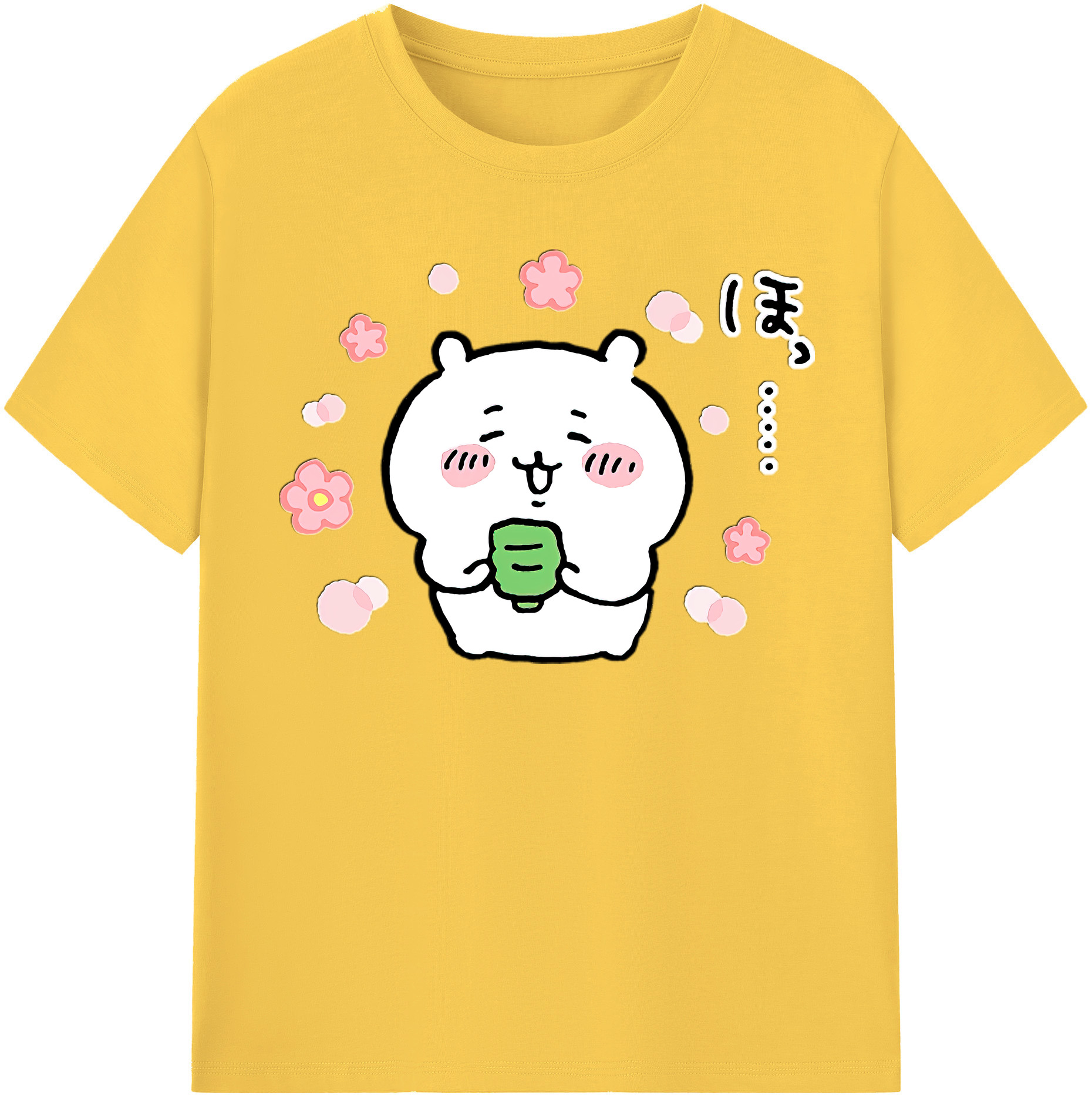 （画像用） ちいかわ ちいかわ Chii-kawa chiikawa 綿100％半袖Tシャツ（フロントプリント）
