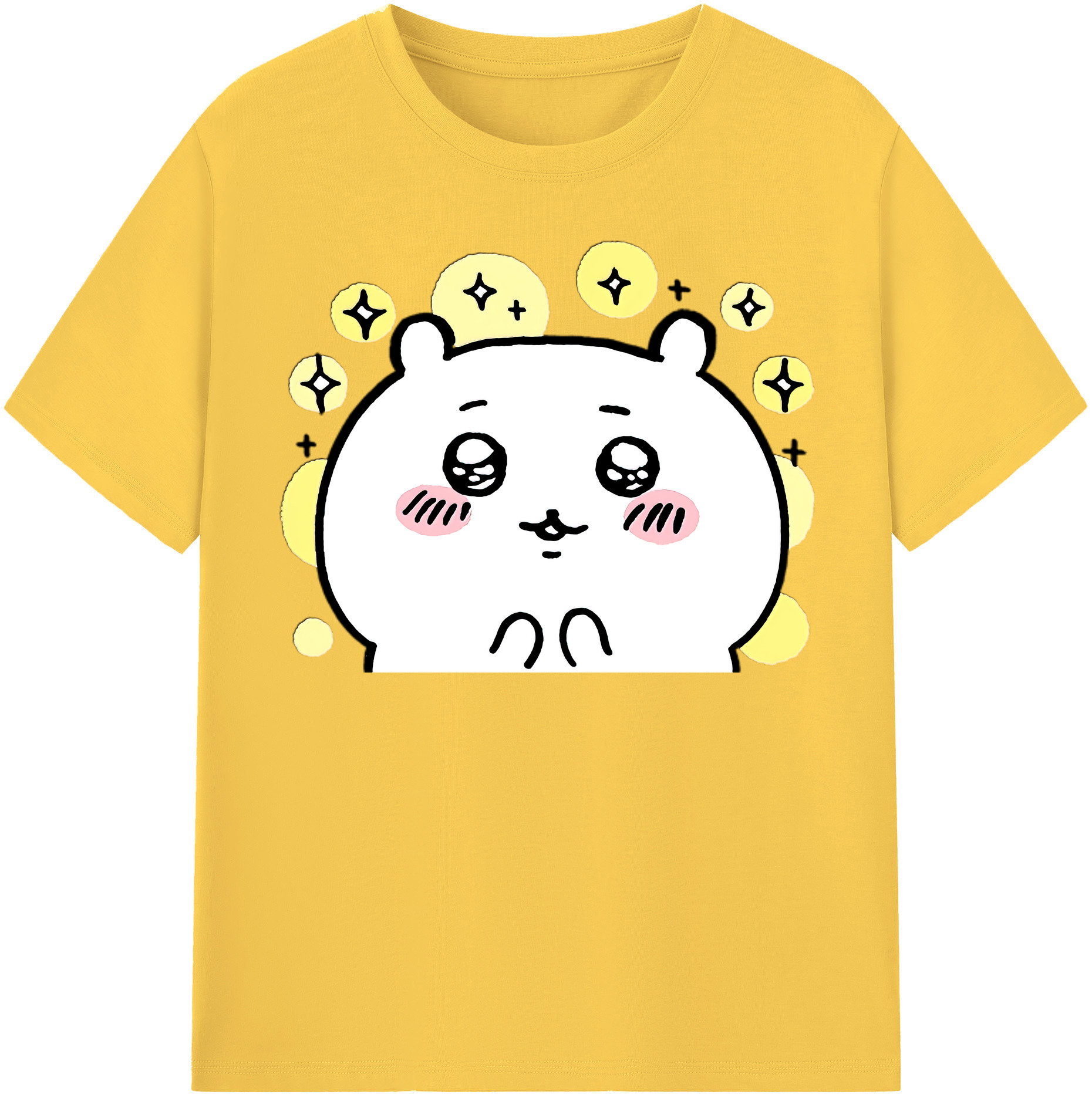 （画像用） ちいかわ ちいかわ Chii-kawa chiikawa 綿100％半袖Tシャツ（フロントプリント）