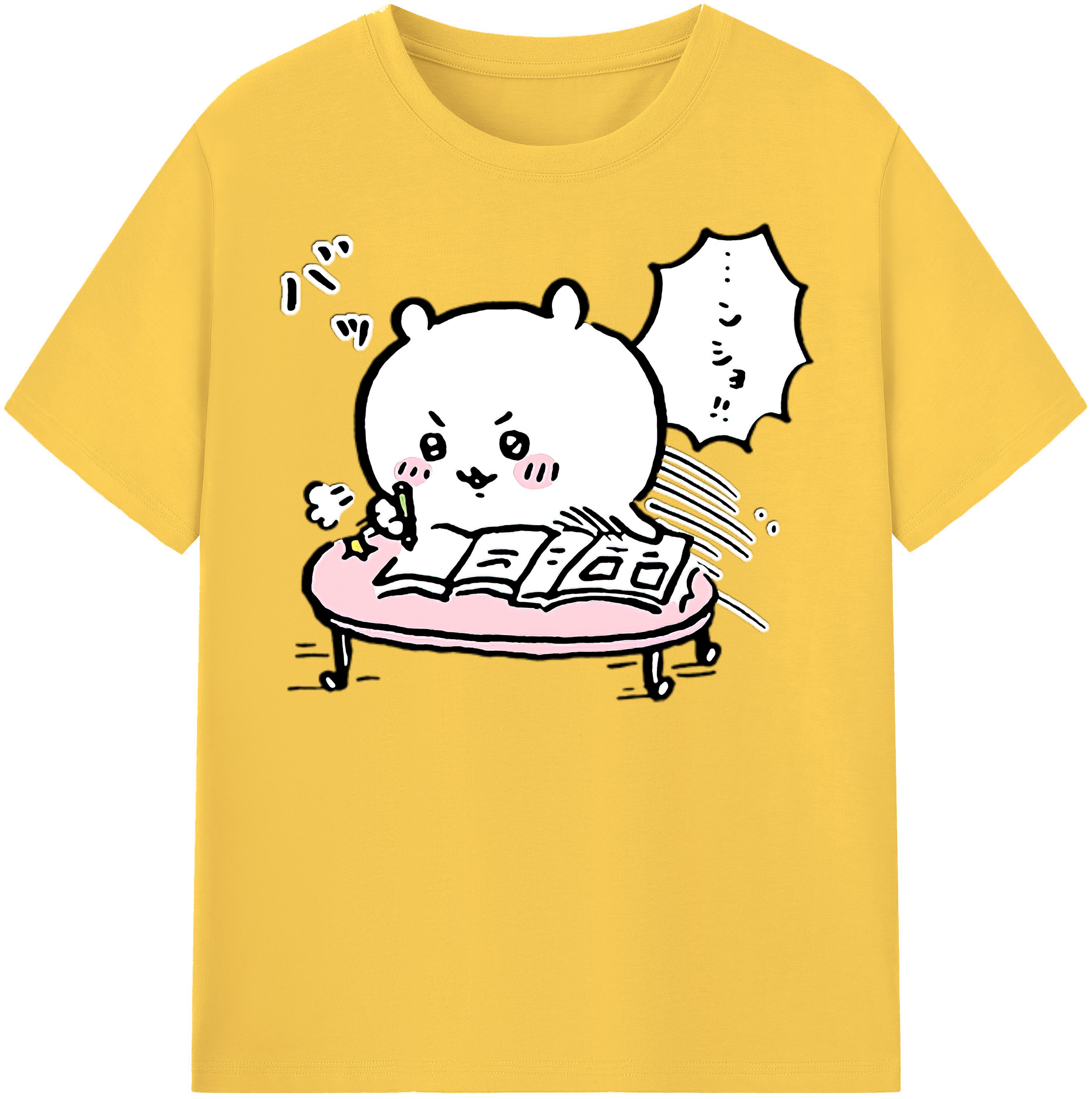 （画像用） ちいかわ ちいかわ Chii-kawa chiikawa 綿100％半袖Tシャツ（フロントプリント）