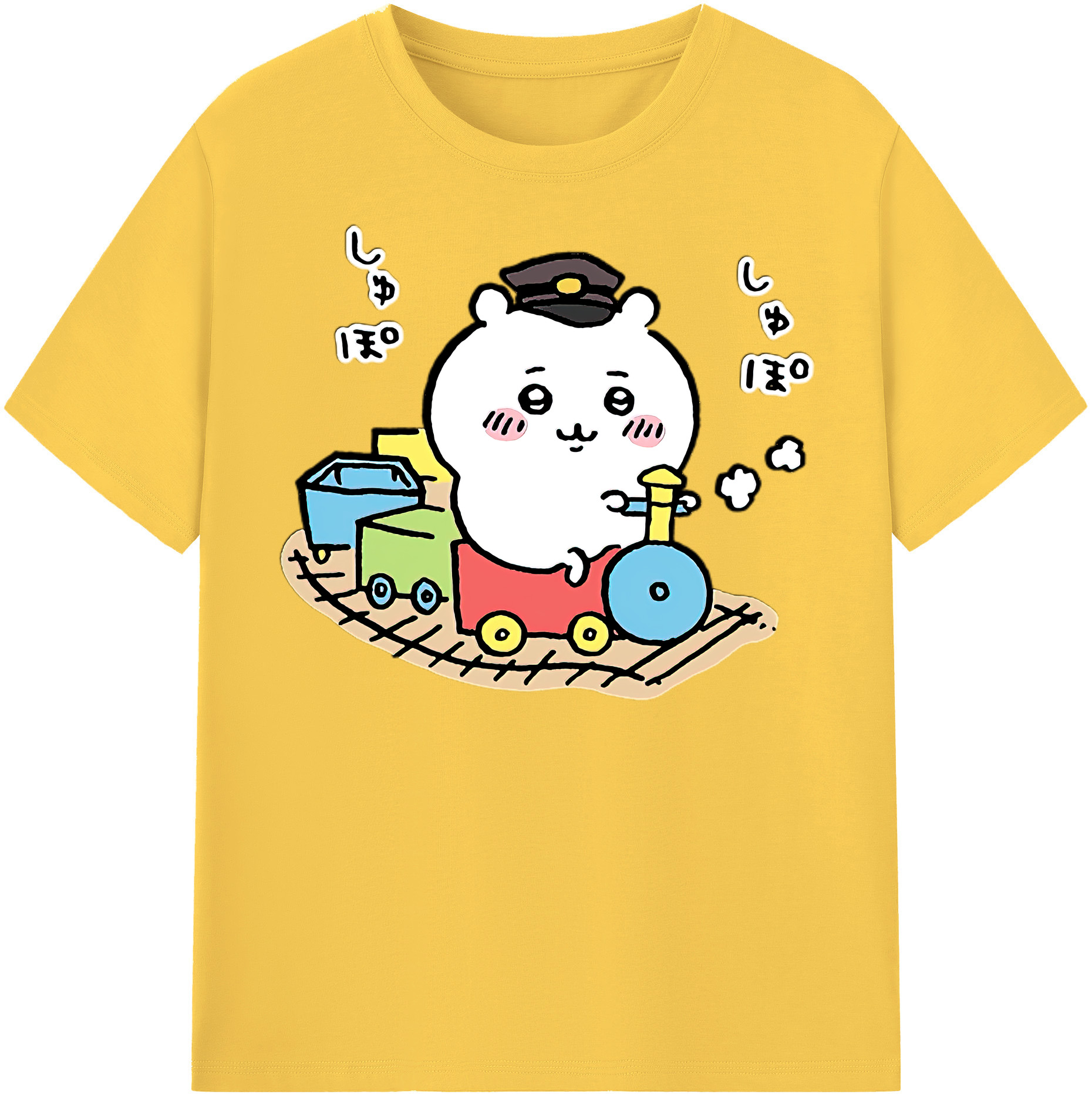 （画像用） ちいかわ ちいかわ Chii-kawa chiikawa 綿100％半袖Tシャツ（フロントプリント）