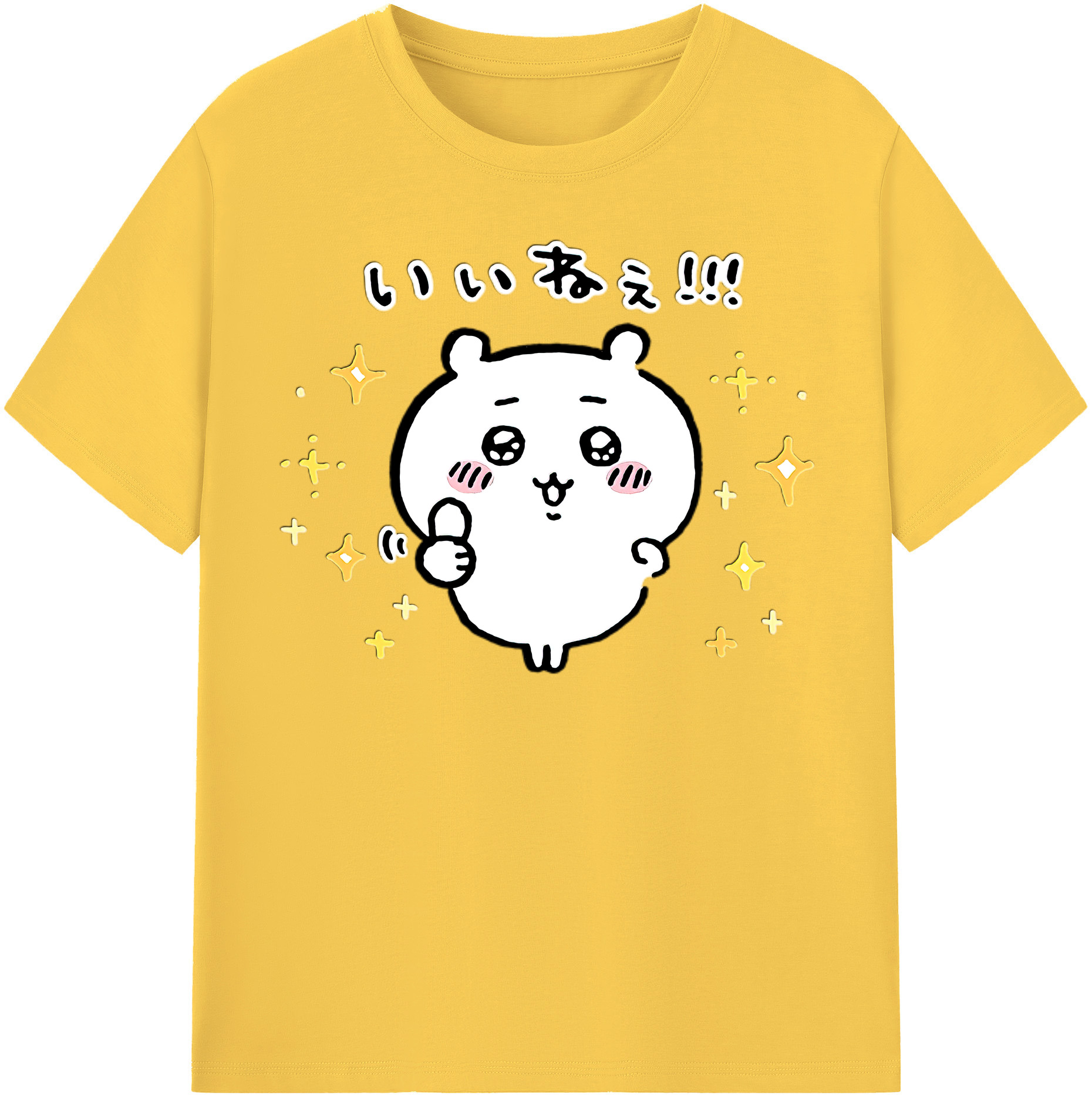（画像用） ちいかわ ちいかわ Chii-kawa chiikawa 綿100％半袖Tシャツ（フロントプリント）