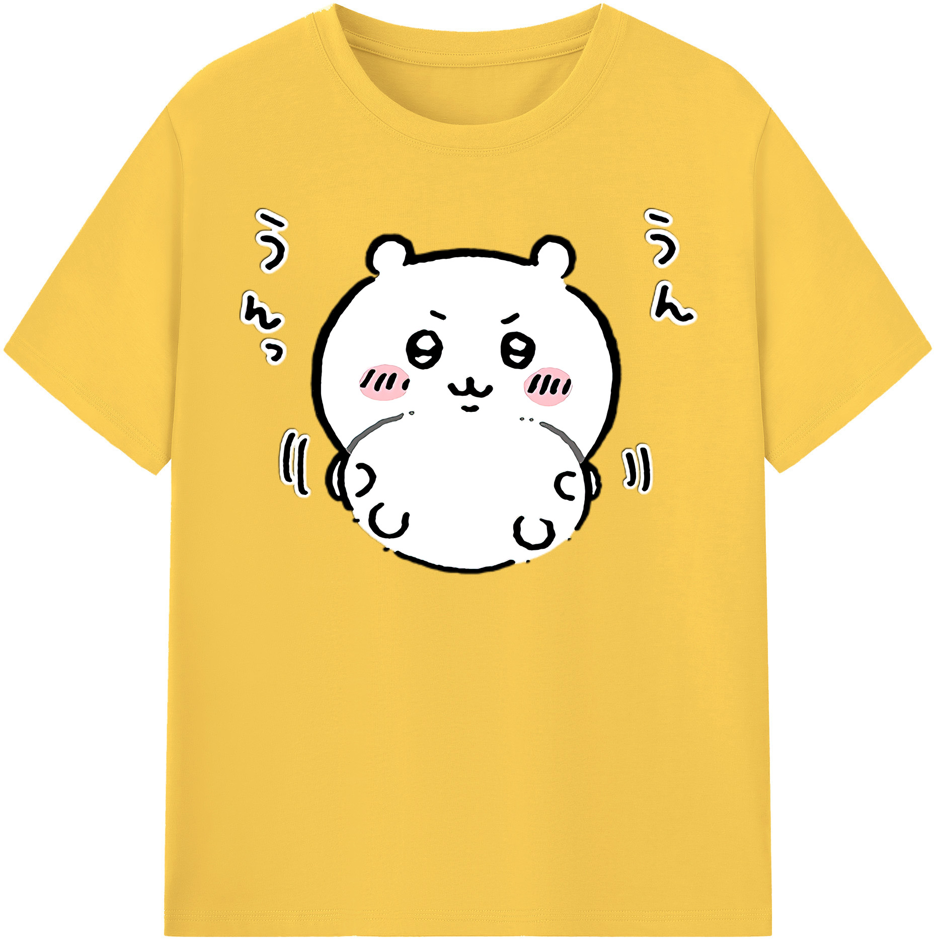 （画像用） ちいかわ ちいかわ Chii-kawa chiikawa 綿100％半袖Tシャツ（フロントプリント）
