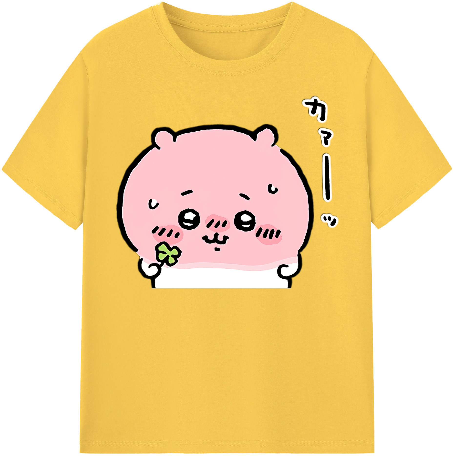 （画像用） ちいかわ ちいかわ Chii-kawa chiikawa 綿100％半袖Tシャツ（フロントプリント）