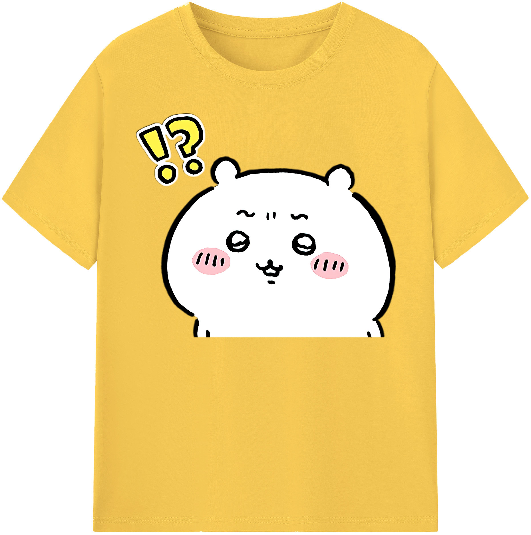 （画像用） ちいかわ ちいかわ Chii-kawa chiikawa 綿100％半袖Tシャツ（フロントプリント）