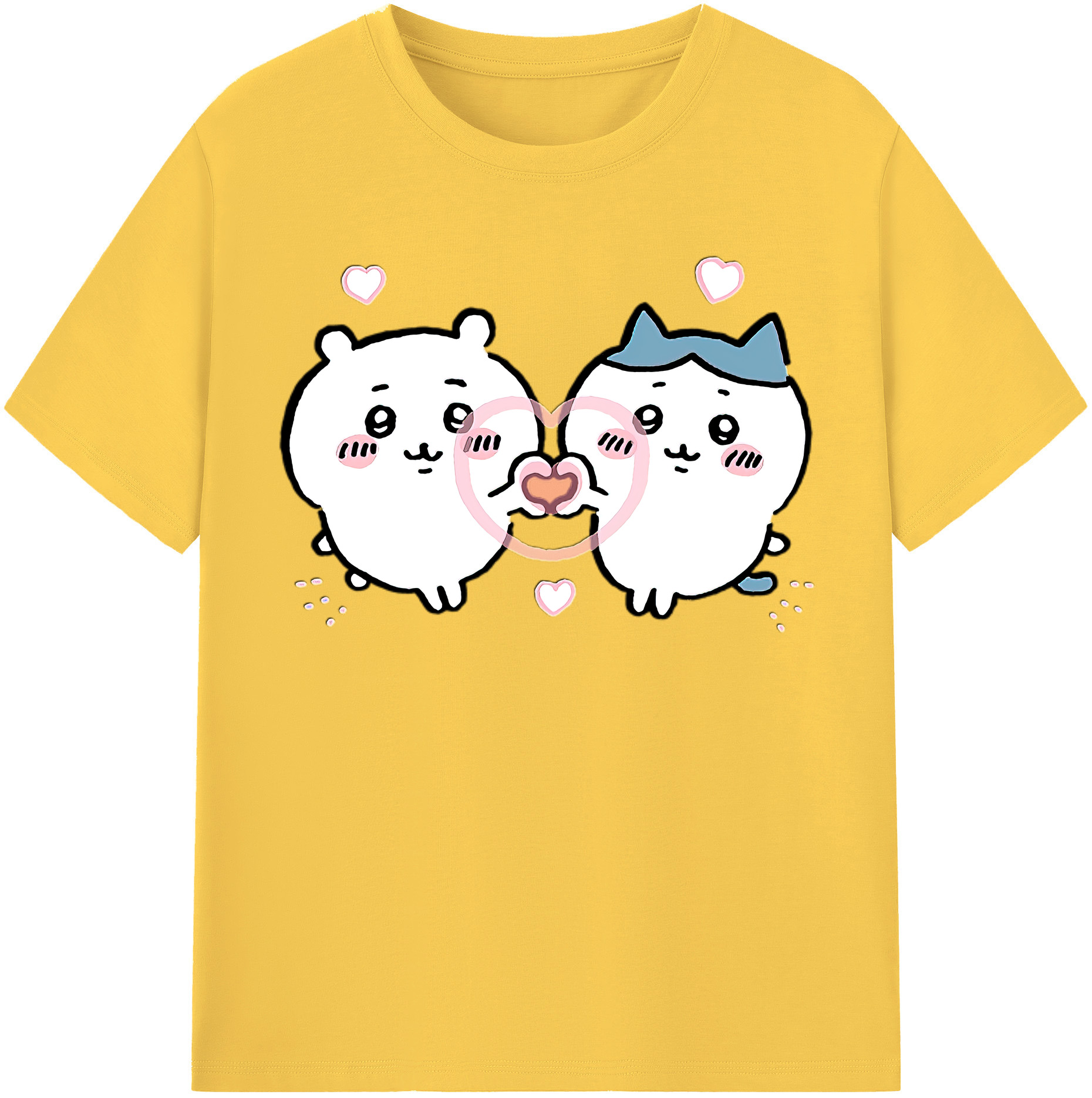 （画像用） ちいかわ ちいかわ Chii-kawa chiikawa 綿100％半袖Tシャツ（フロントプリント）