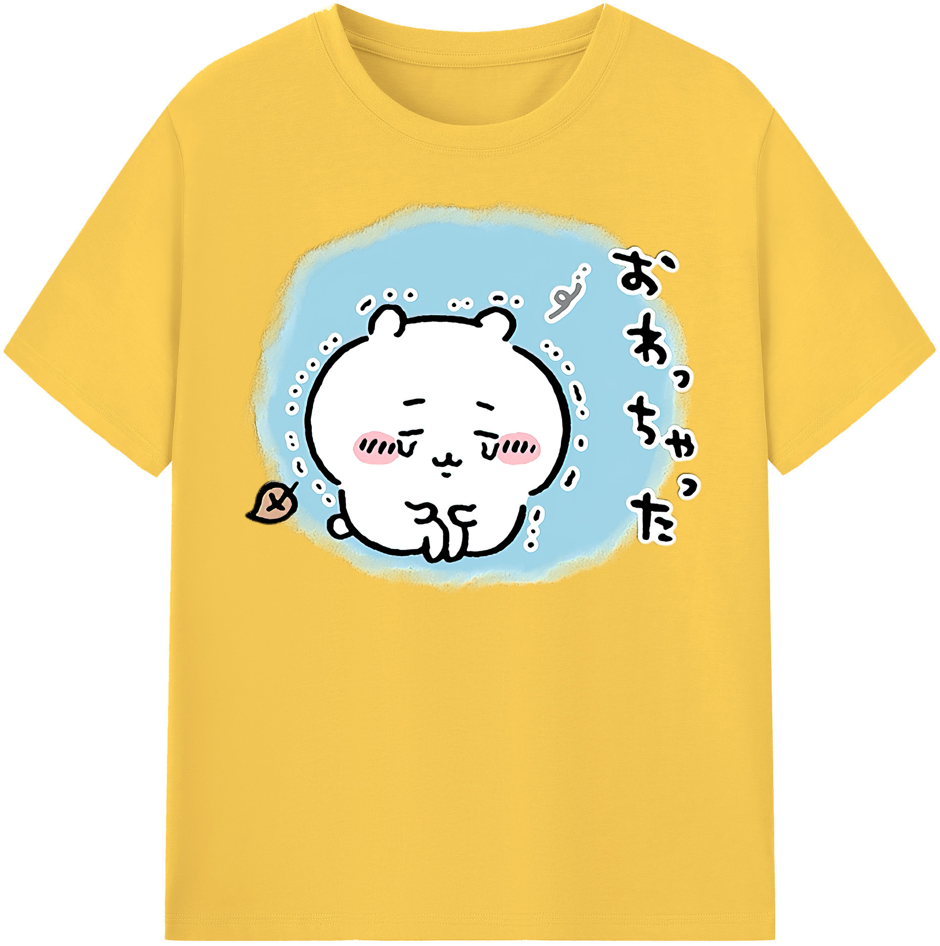 （画像用） ちいかわ ちいかわ Chii-kawa chiikawa 綿100％半袖Tシャツ（フロントプリント）