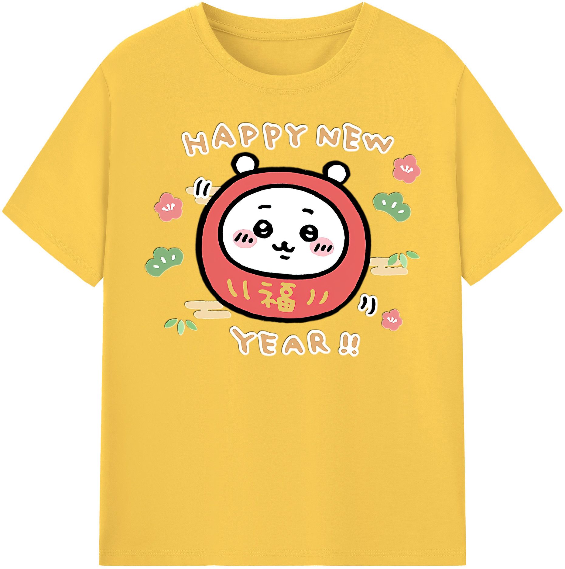 （画像用） ちいかわ ちいかわ Chii-kawa chiikawa 綿100％半袖Tシャツ（フロントプリント）