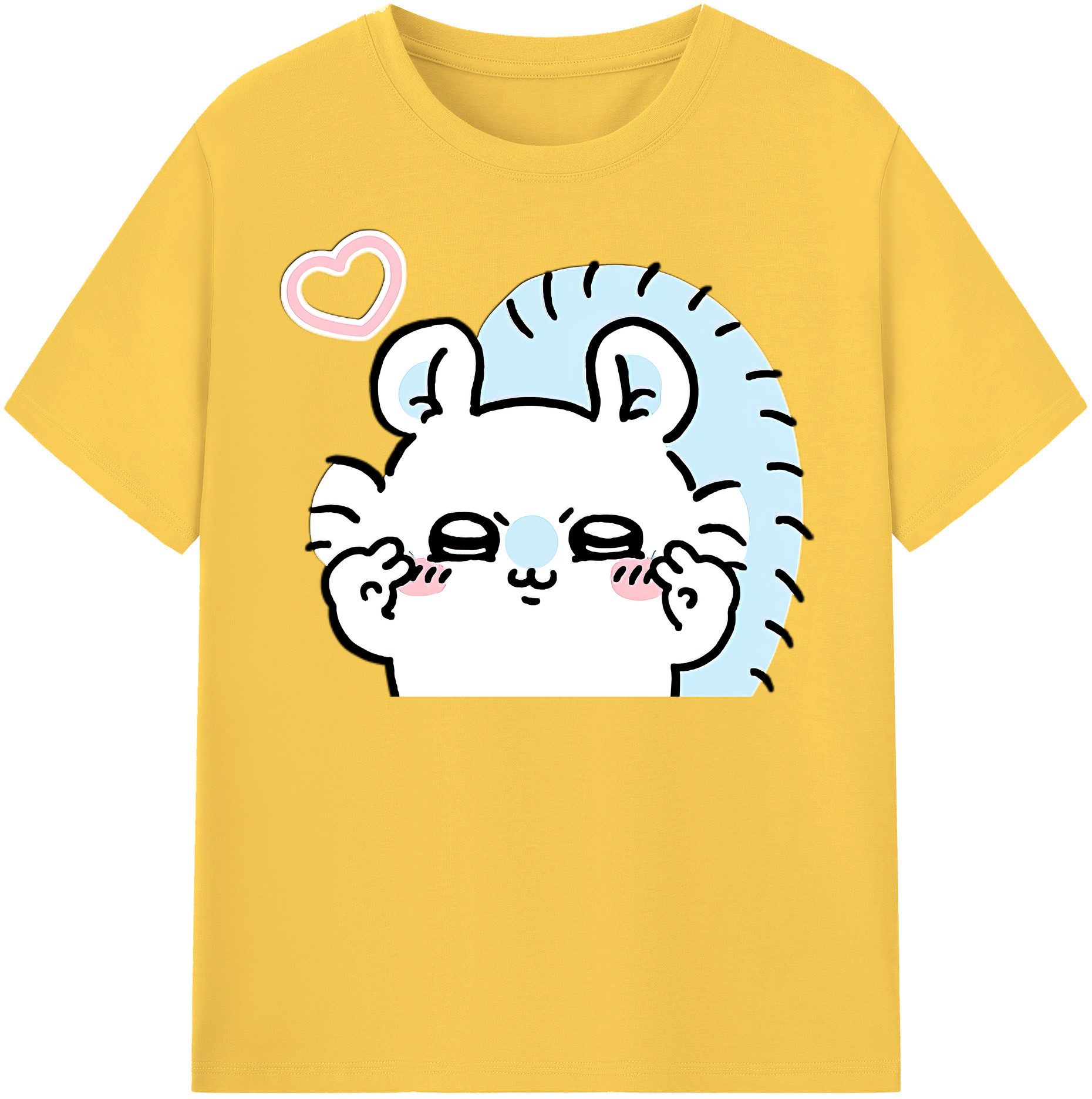 （画像用） ちいかわ モモンガ Chii-kawa Momonga 綿100％半袖Tシャツ（フロントプリント）
