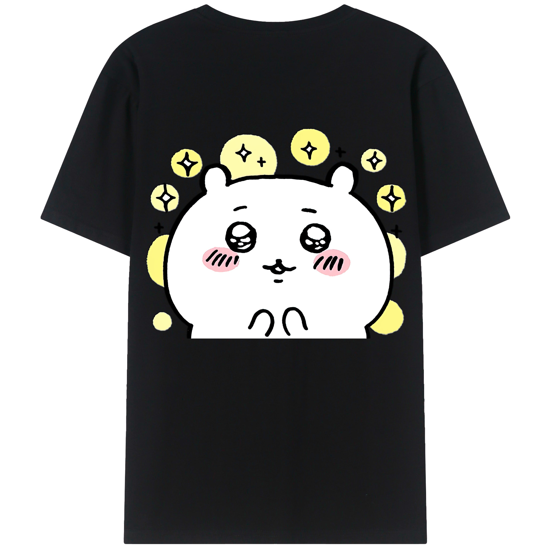 （画像用） ちいかわ ちいかわ Chii-kawa chiikawa 綿100％半袖Tシャツ（背面プリント）