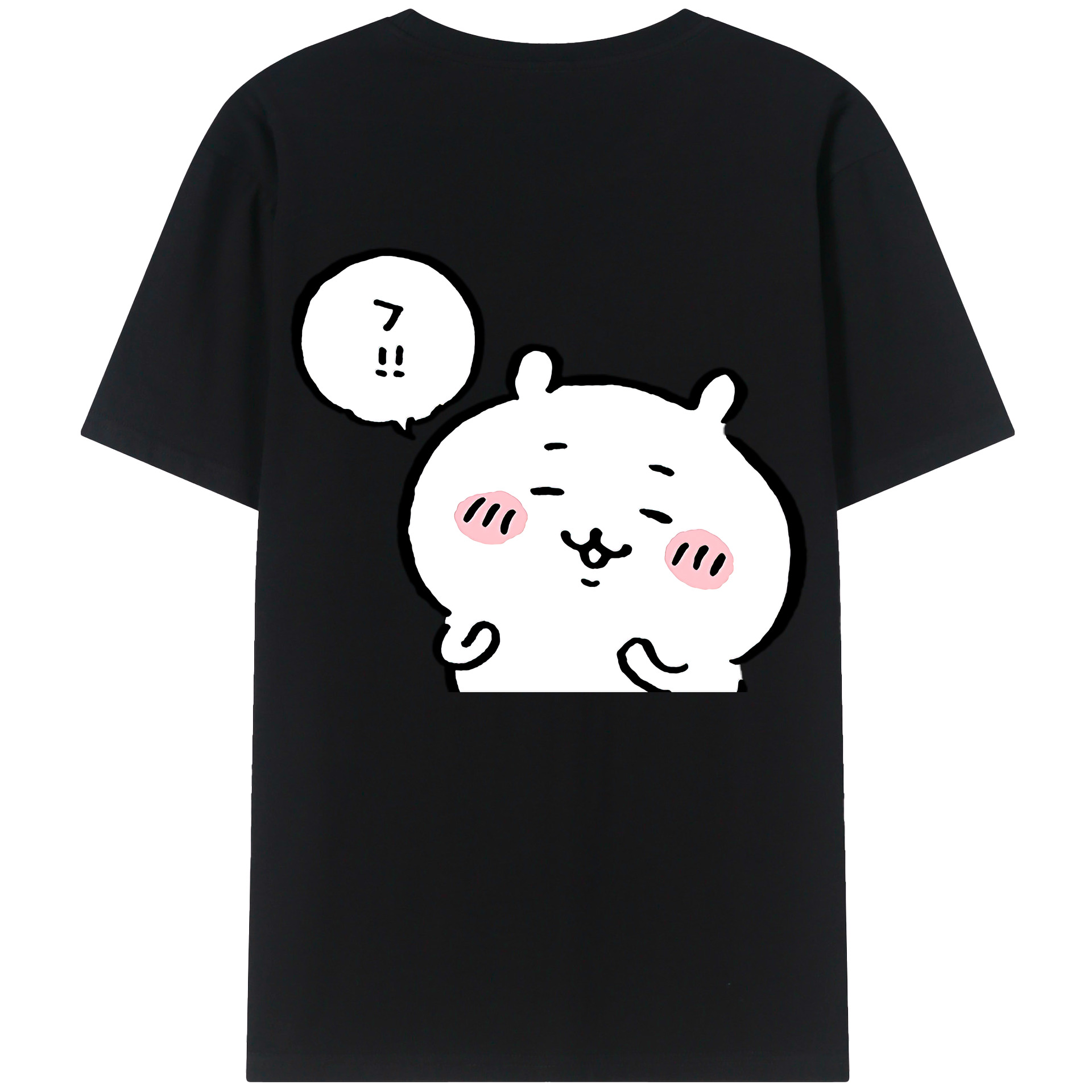 （画像用） ちいかわ ちいかわ Chii-kawa chiikawa 綿100％半袖Tシャツ（背面プリント）
