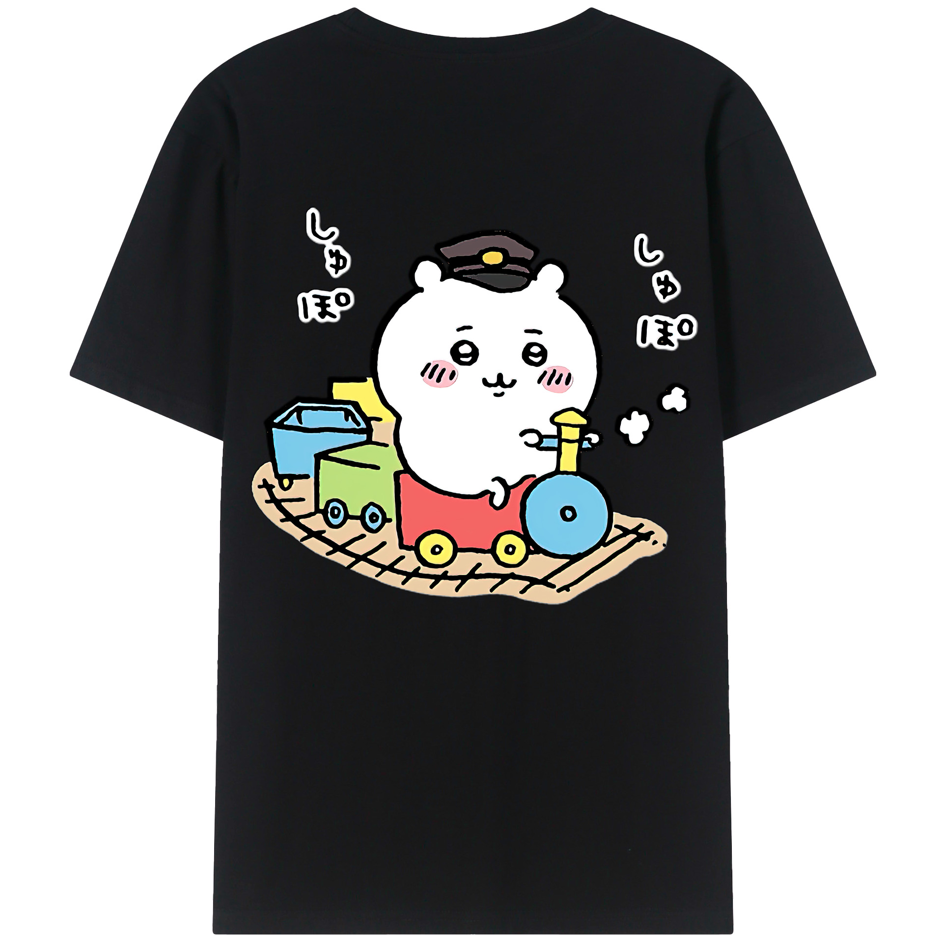 （画像用） ちいかわ ちいかわ Chii-kawa chiikawa 綿100％半袖Tシャツ（背面プリント）