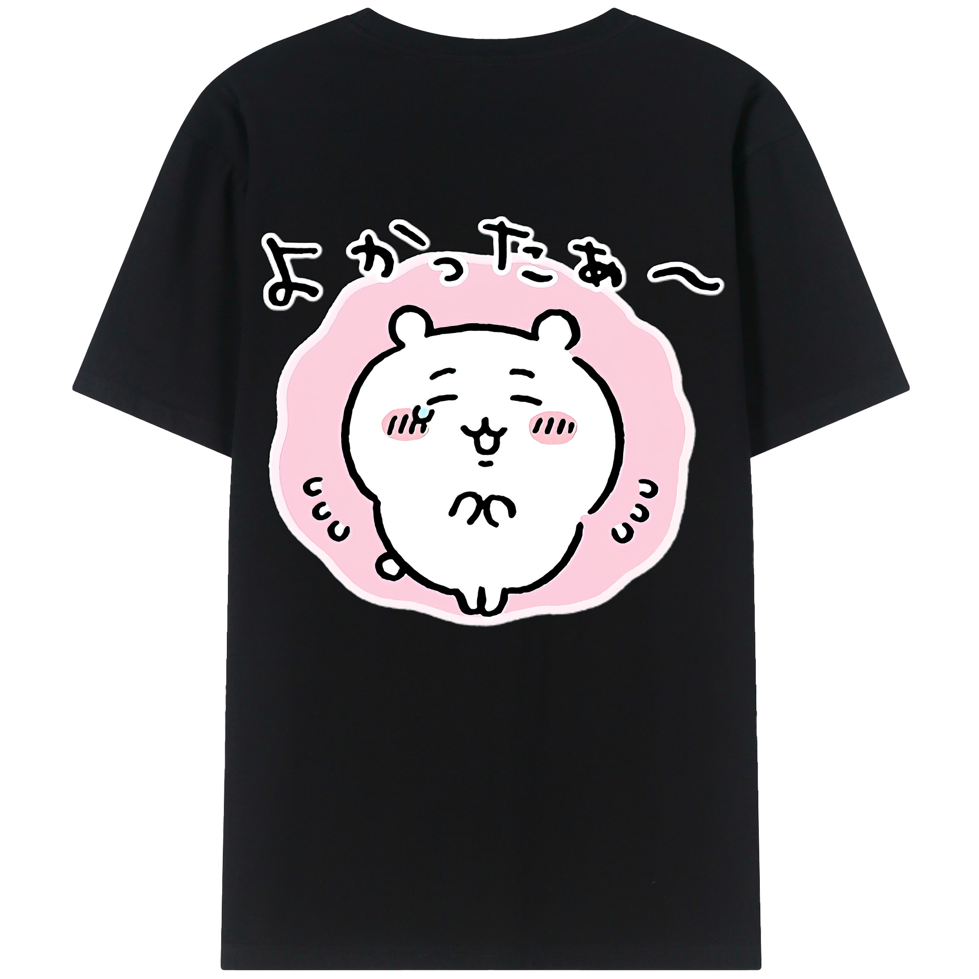 （画像用） ちいかわ ちいかわ Chii-kawa chiikawa 綿100％半袖Tシャツ（背面プリント）