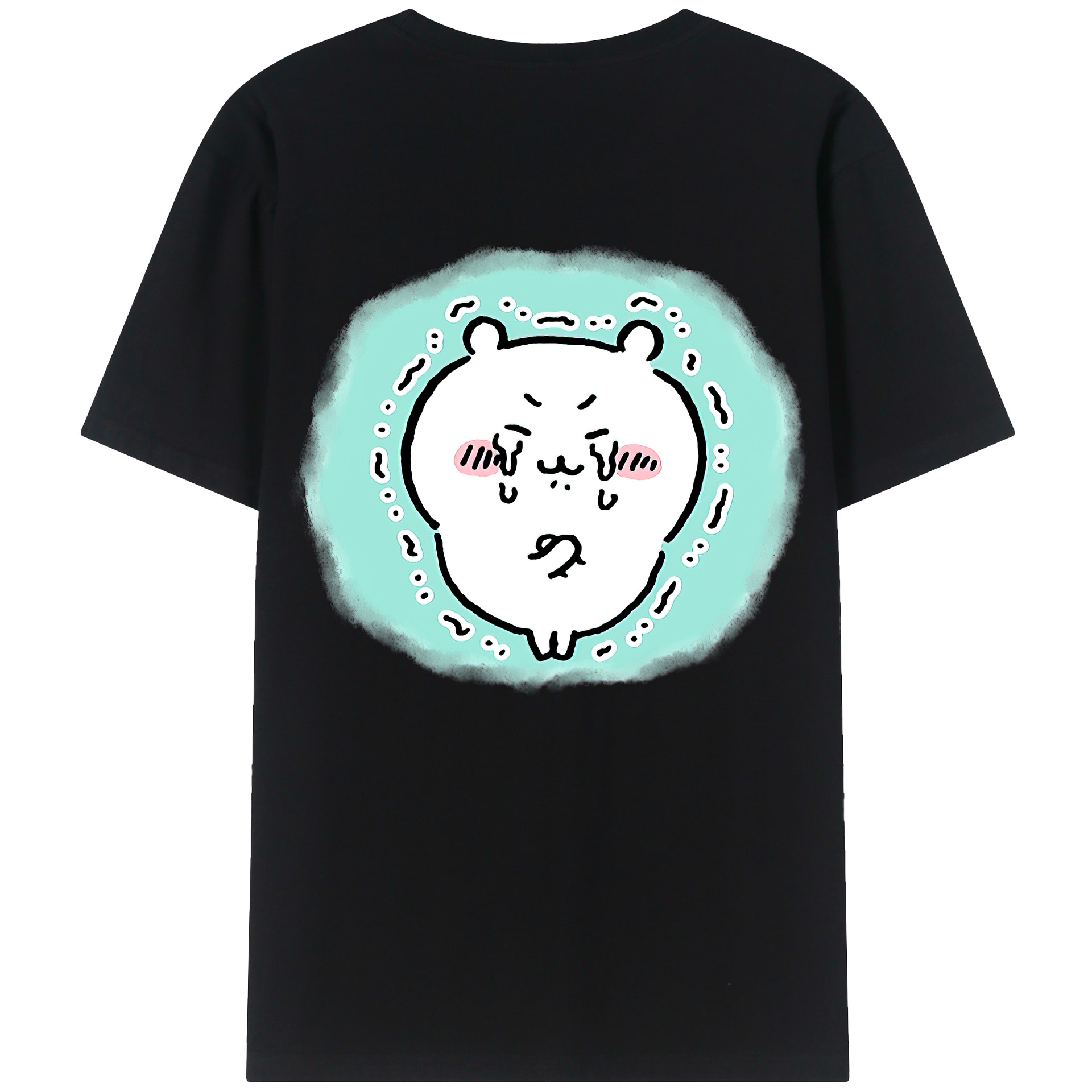 （画像用） ちいかわ ちいかわ Chii-kawa chiikawa 綿100％半袖Tシャツ（背面プリント）