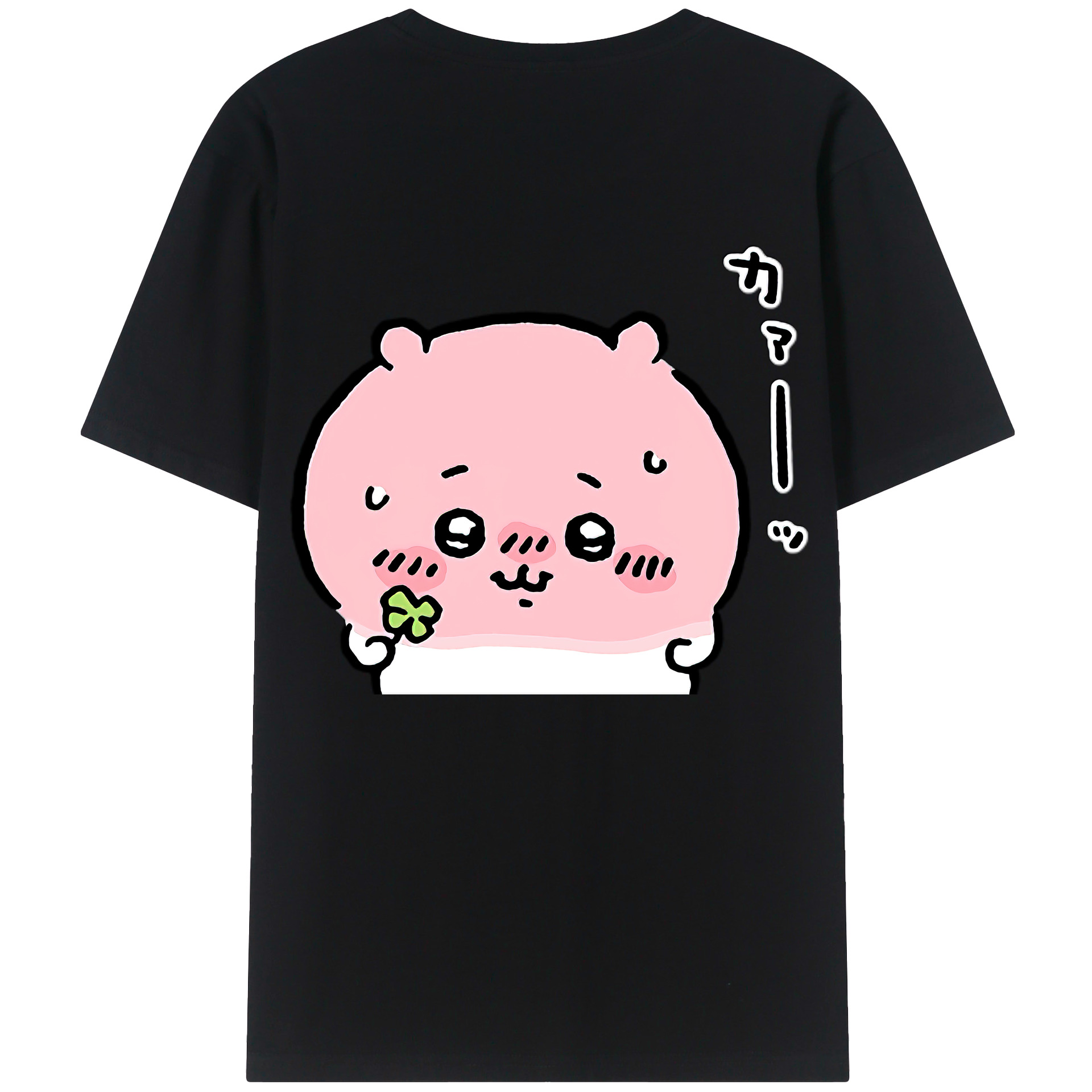 （画像用） ちいかわ ちいかわ Chii-kawa chiikawa 綿100％半袖Tシャツ（背面プリント）