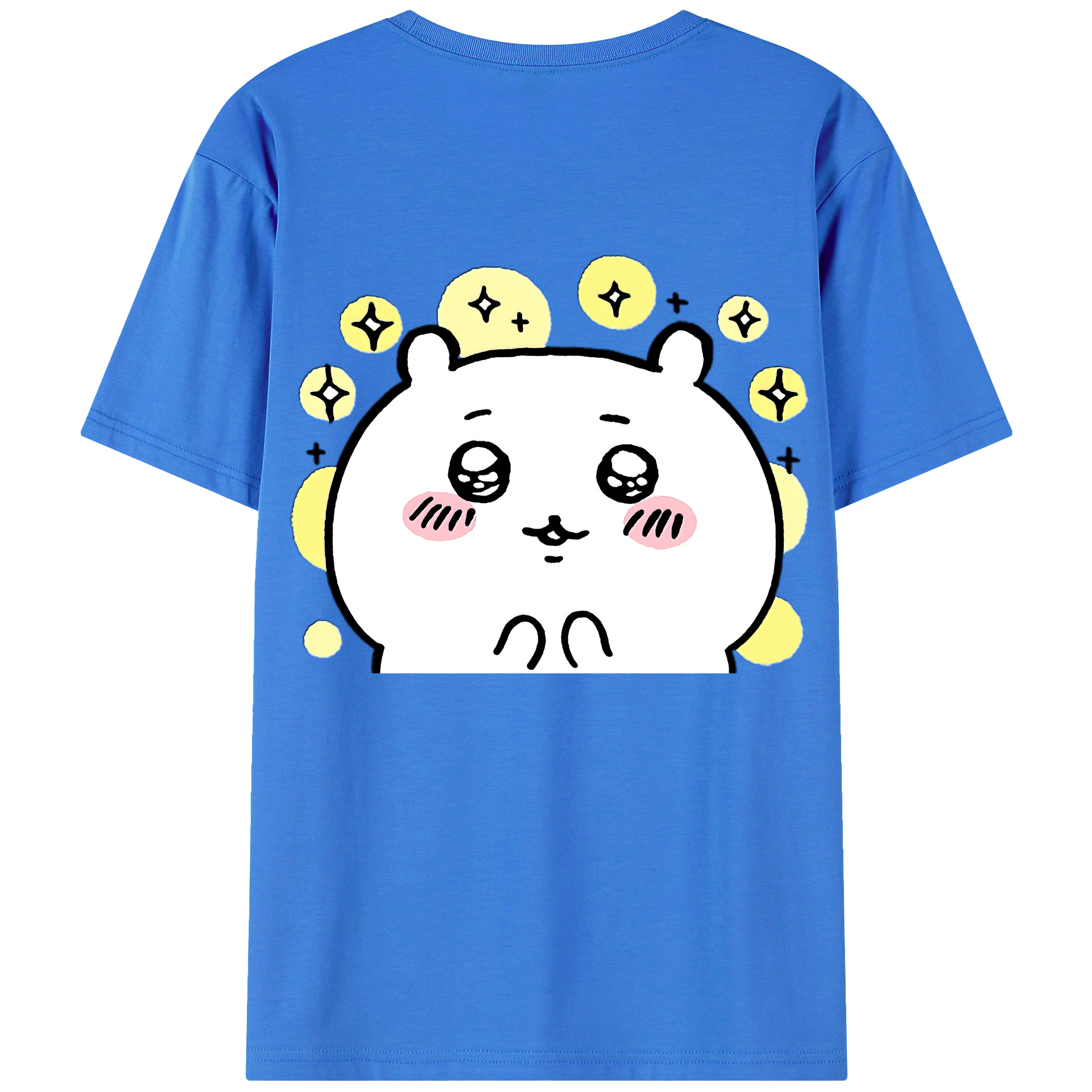 （画像用） ちいかわ ちいかわ Chii-kawa chiikawa 綿100％半袖Tシャツ（背面プリント）