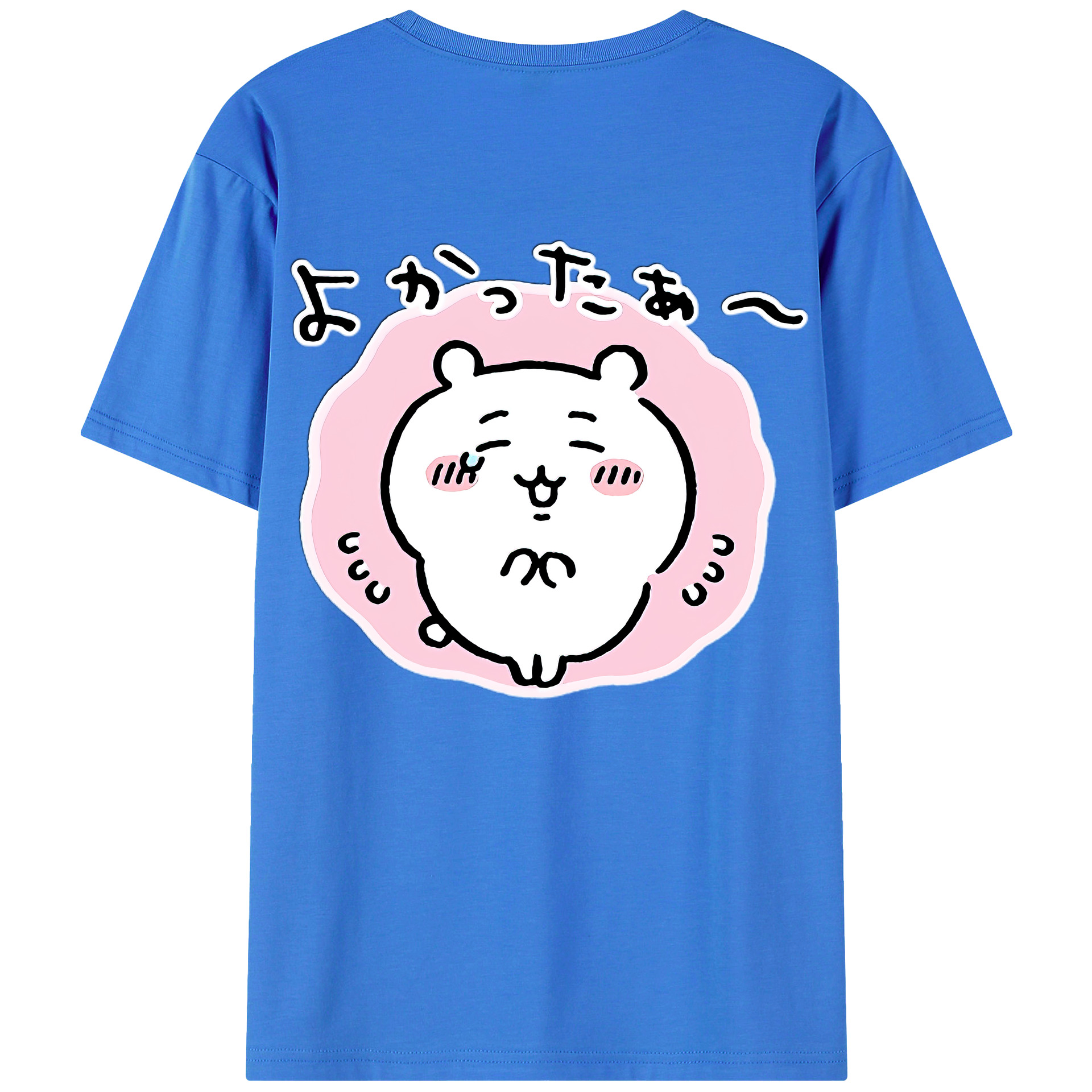 （画像用） ちいかわ ちいかわ Chii-kawa chiikawa 綿100％半袖Tシャツ（背面プリント）