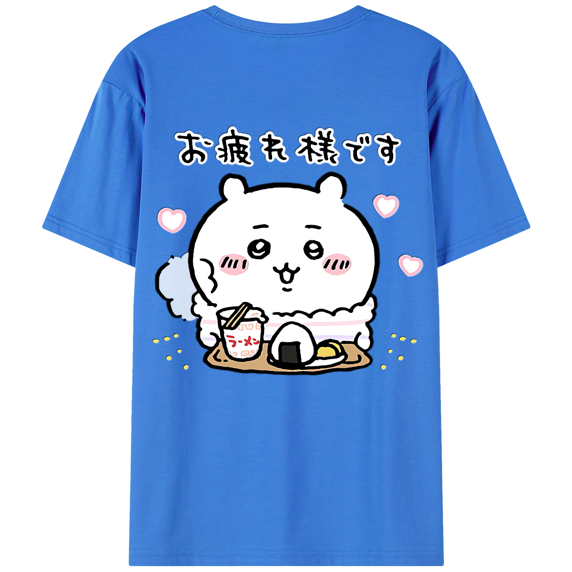 （画像用） ちいかわ ちいかわ Chii-kawa chiikawa 綿100％半袖Tシャツ（背面プリント）