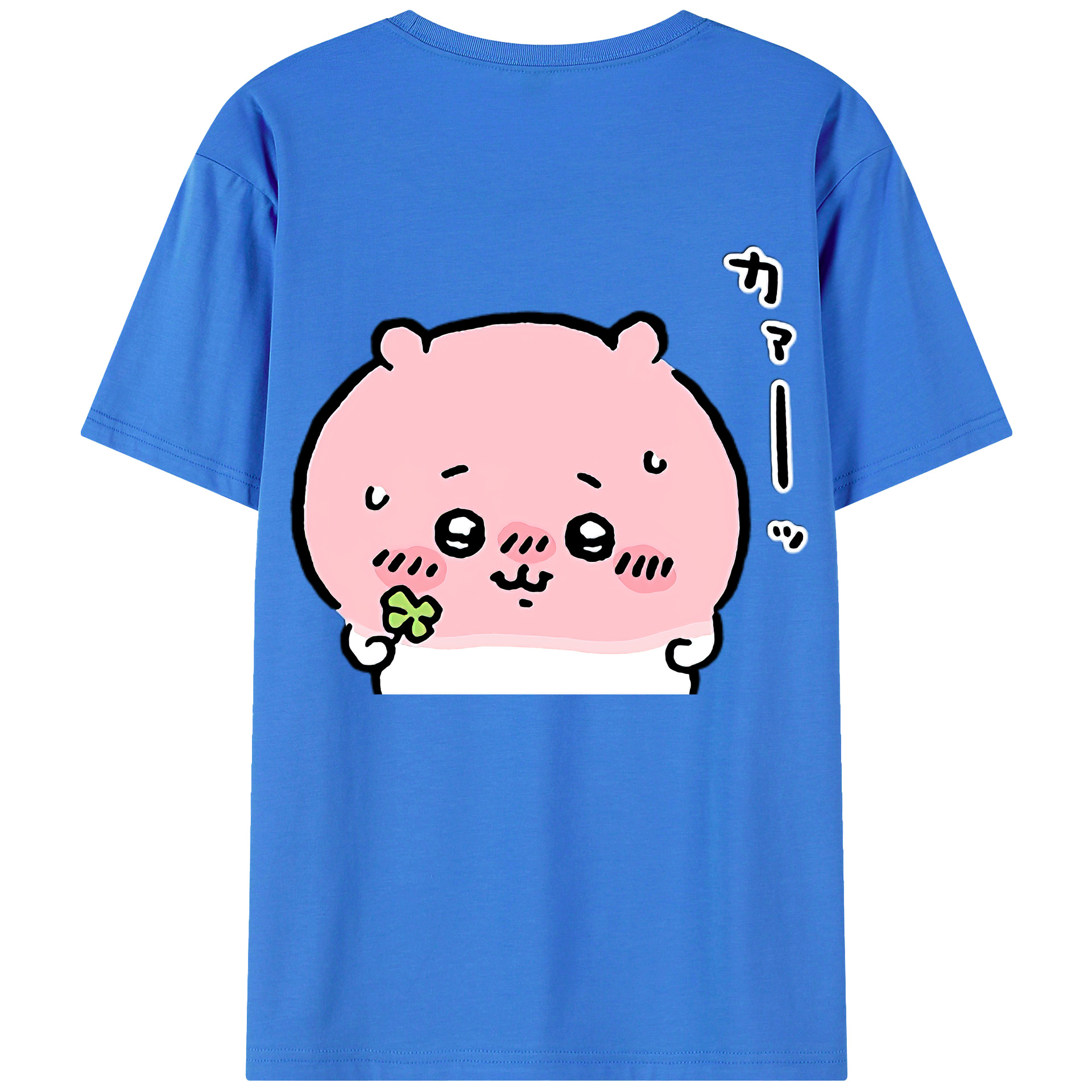 （画像用） ちいかわ ちいかわ Chii-kawa chiikawa 綿100％半袖Tシャツ（背面プリント）