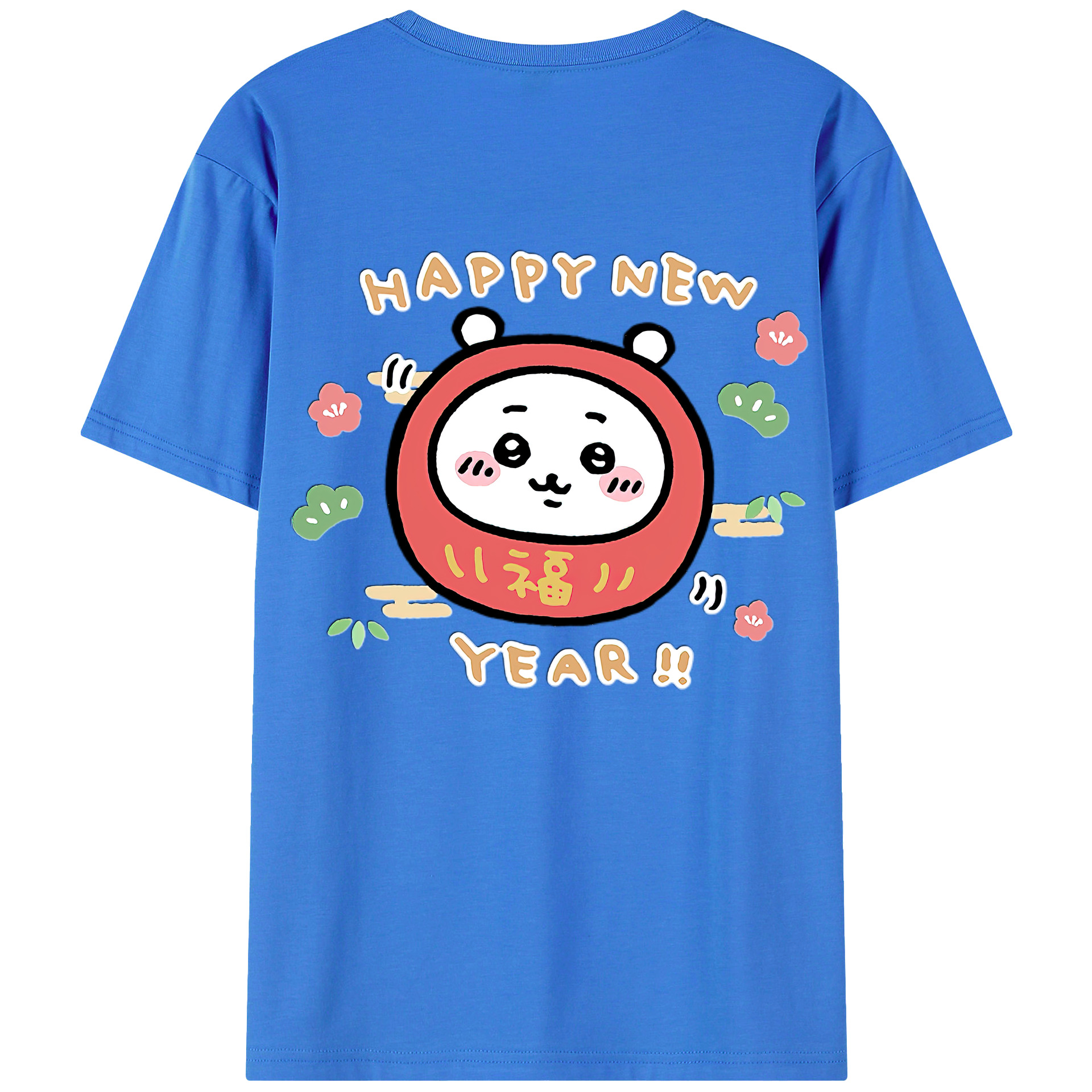 （画像用） ちいかわ ちいかわ Chii-kawa chiikawa 綿100％半袖Tシャツ（背面プリント）