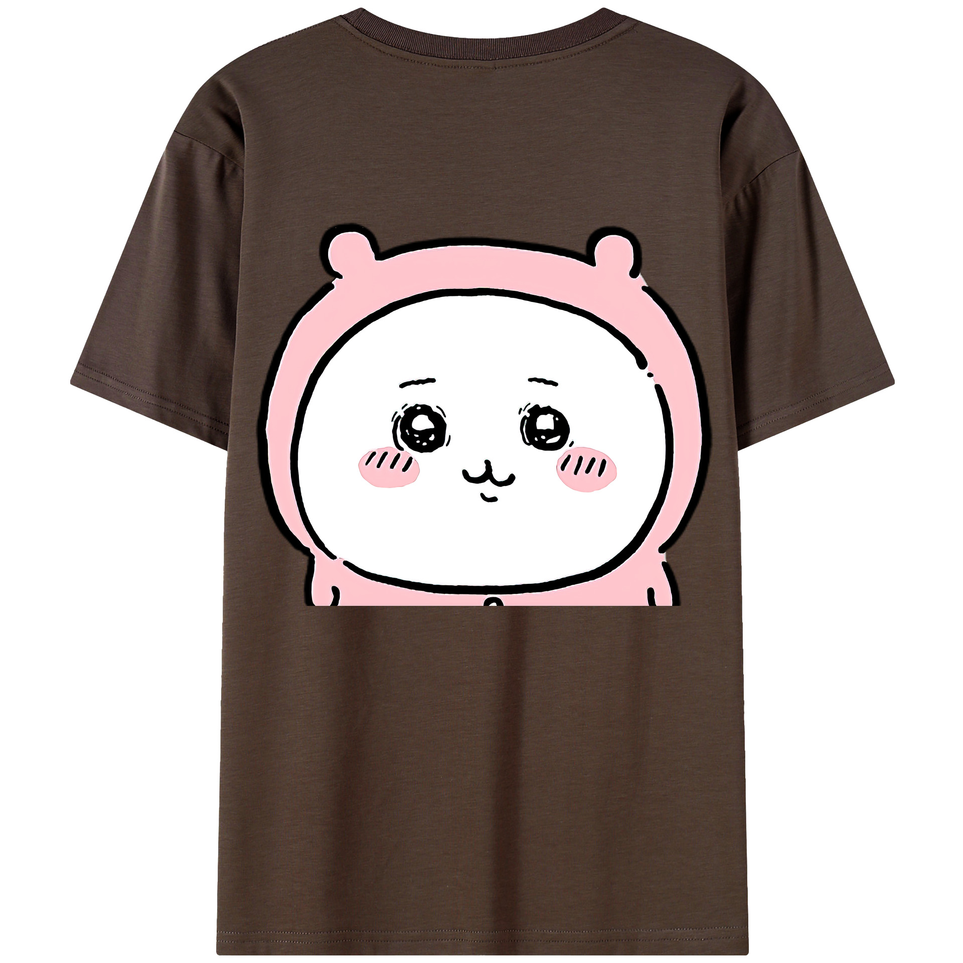 （画像用） ちいかわ ちいかわ Chii-kawa chiikawa 綿100％半袖Tシャツ（背面プリント）