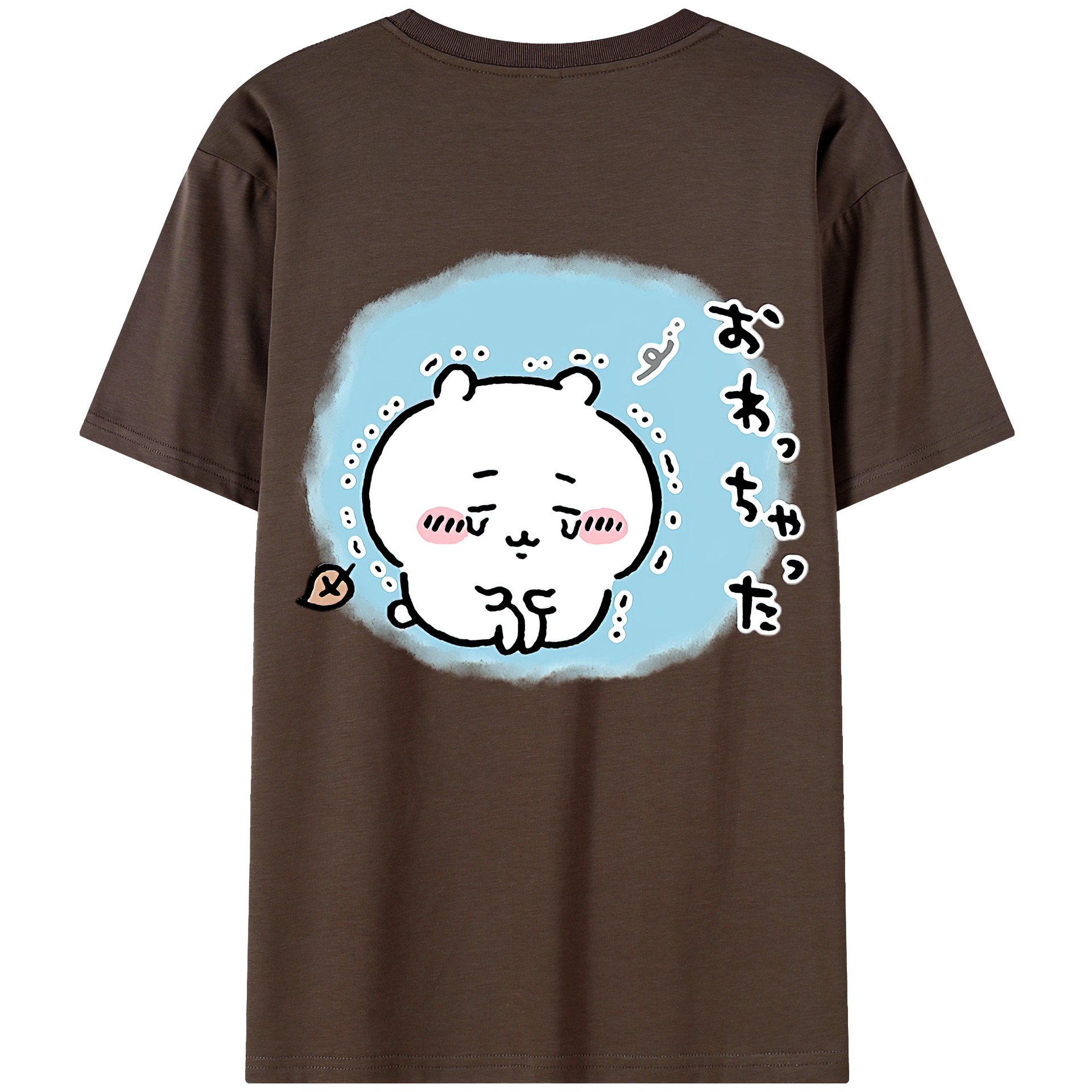 （画像用） ちいかわ ちいかわ Chii-kawa chiikawa 綿100％半袖Tシャツ（背面プリント）