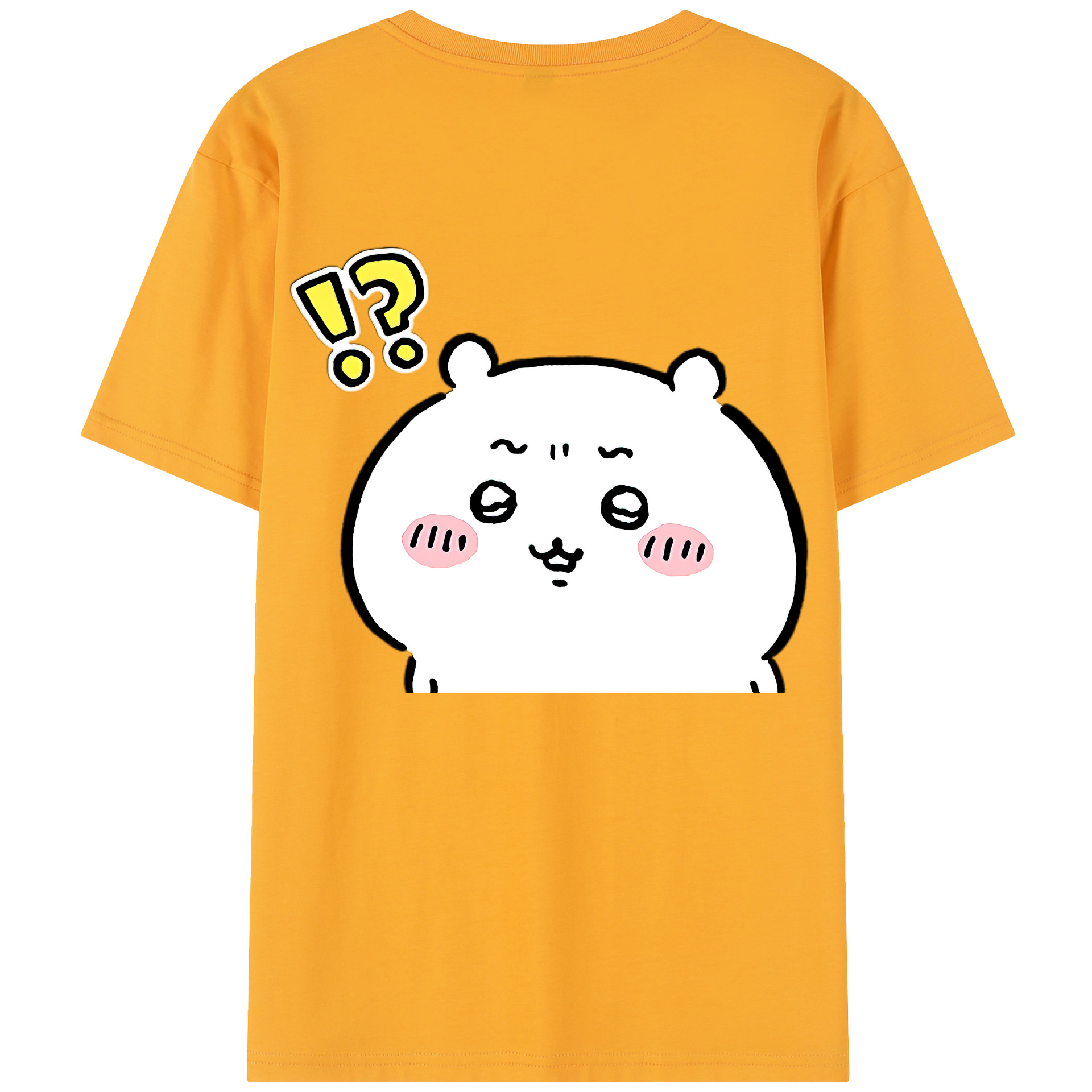 （画像用） ちいかわ ちいかわ Chii-kawa chiikawa 綿100％半袖Tシャツ（背面プリント）