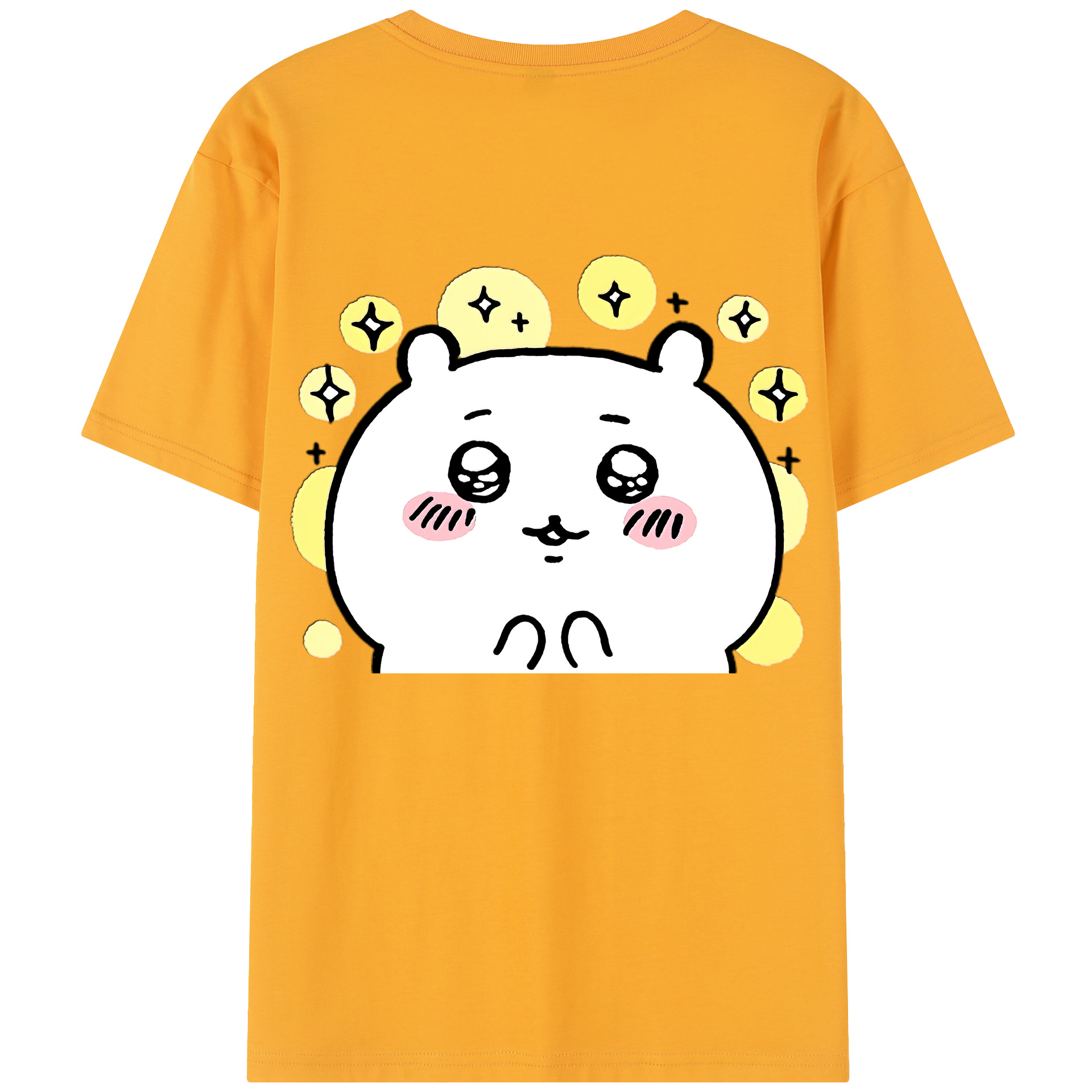 （画像用） ちいかわ ちいかわ Chii-kawa chiikawa 綿100％半袖Tシャツ（背面プリント）
