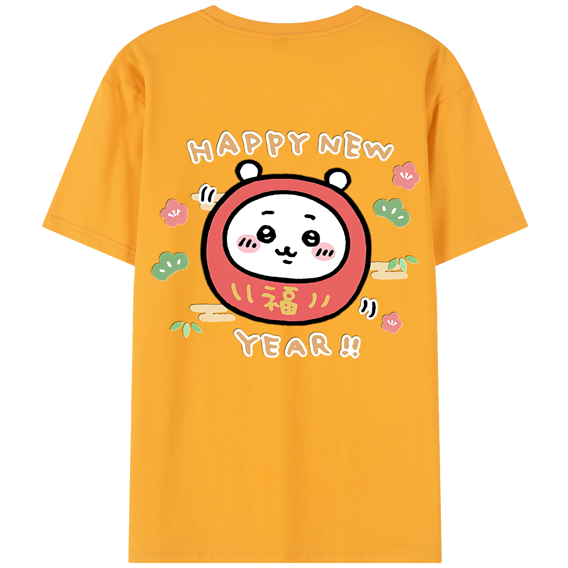 （画像用） ちいかわ ちいかわ Chii-kawa chiikawa 綿100％半袖Tシャツ（背面プリント）
