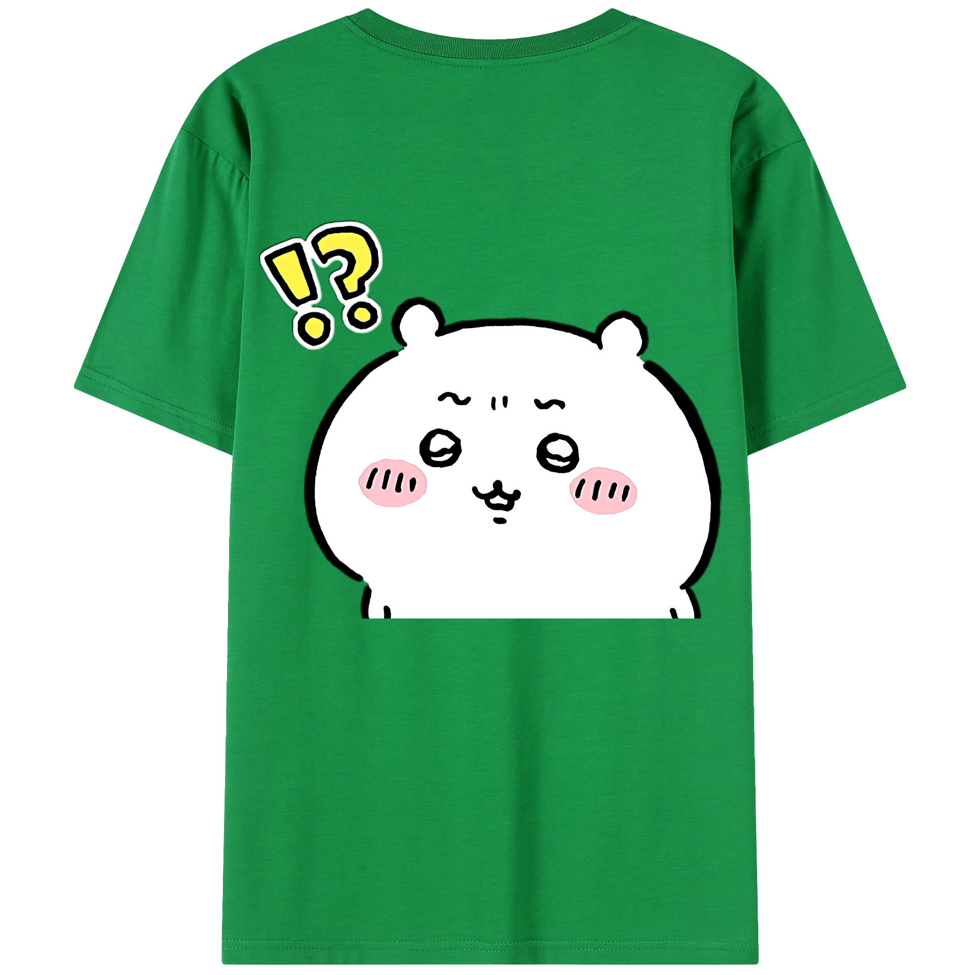 （画像用） ちいかわ ちいかわ Chii-kawa chiikawa 綿100％半袖Tシャツ（背面プリント）