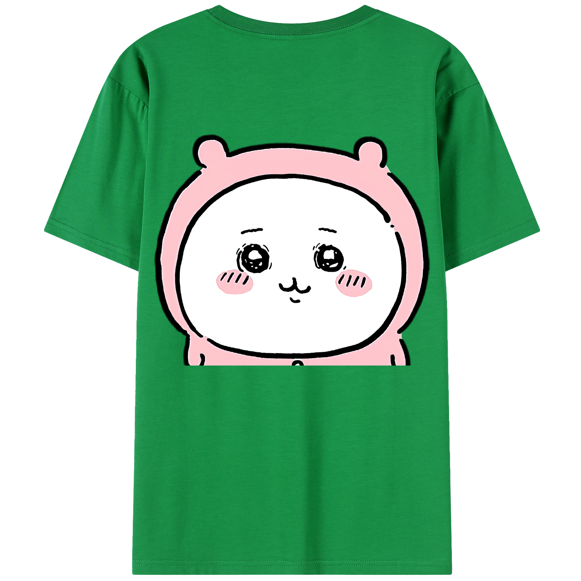 （画像用） ちいかわ ちいかわ Chii-kawa chiikawa 綿100％半袖Tシャツ（背面プリント）