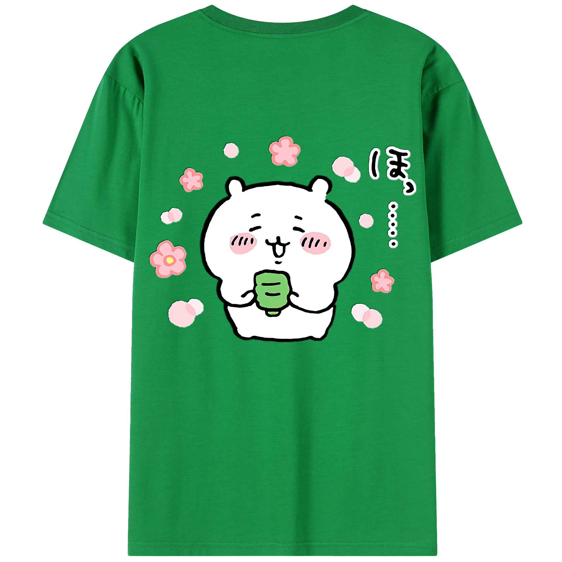 （画像用） ちいかわ ちいかわ Chii-kawa chiikawa 綿100％半袖Tシャツ（背面プリント）