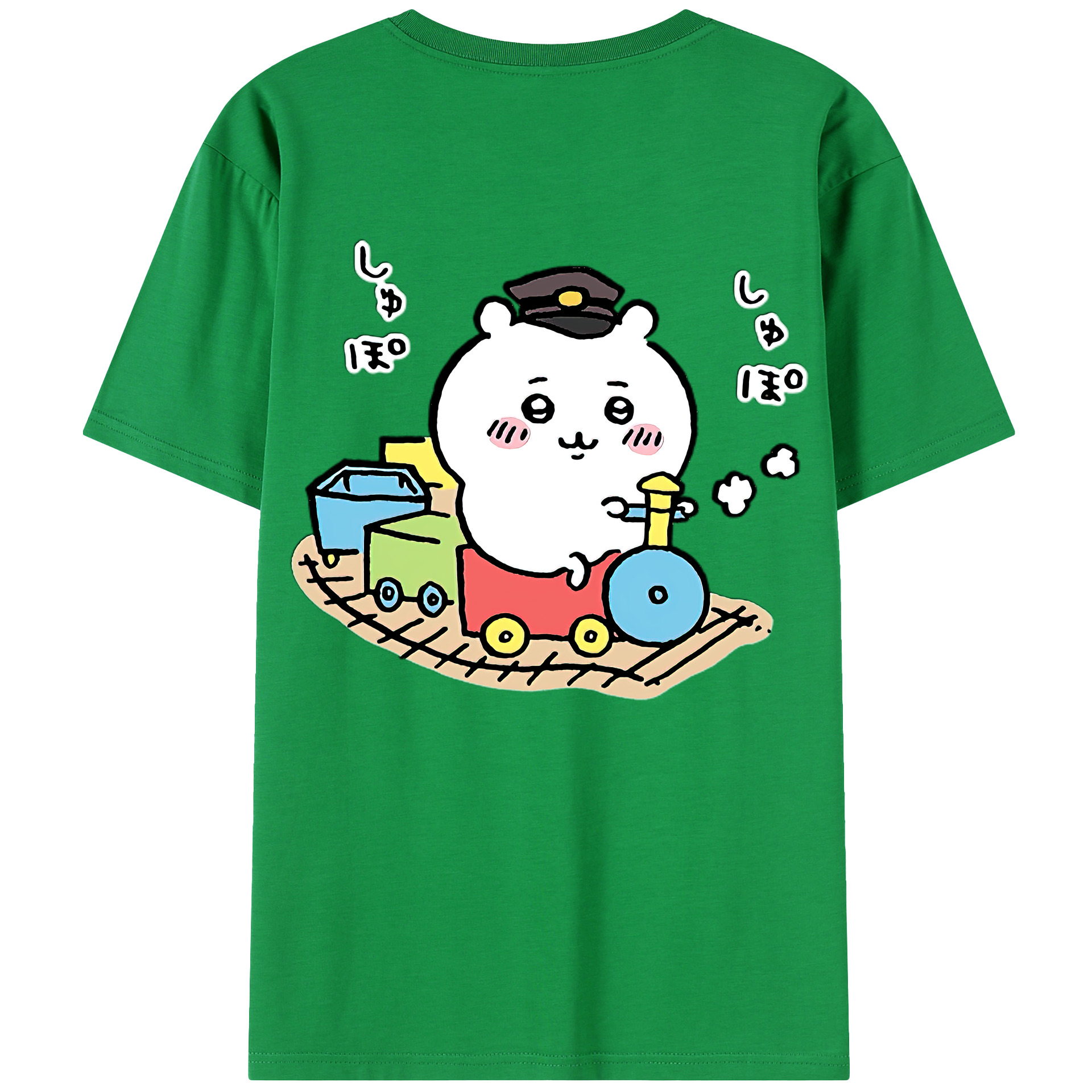 （画像用） ちいかわ ちいかわ Chii-kawa chiikawa 綿100％半袖Tシャツ（背面プリント）