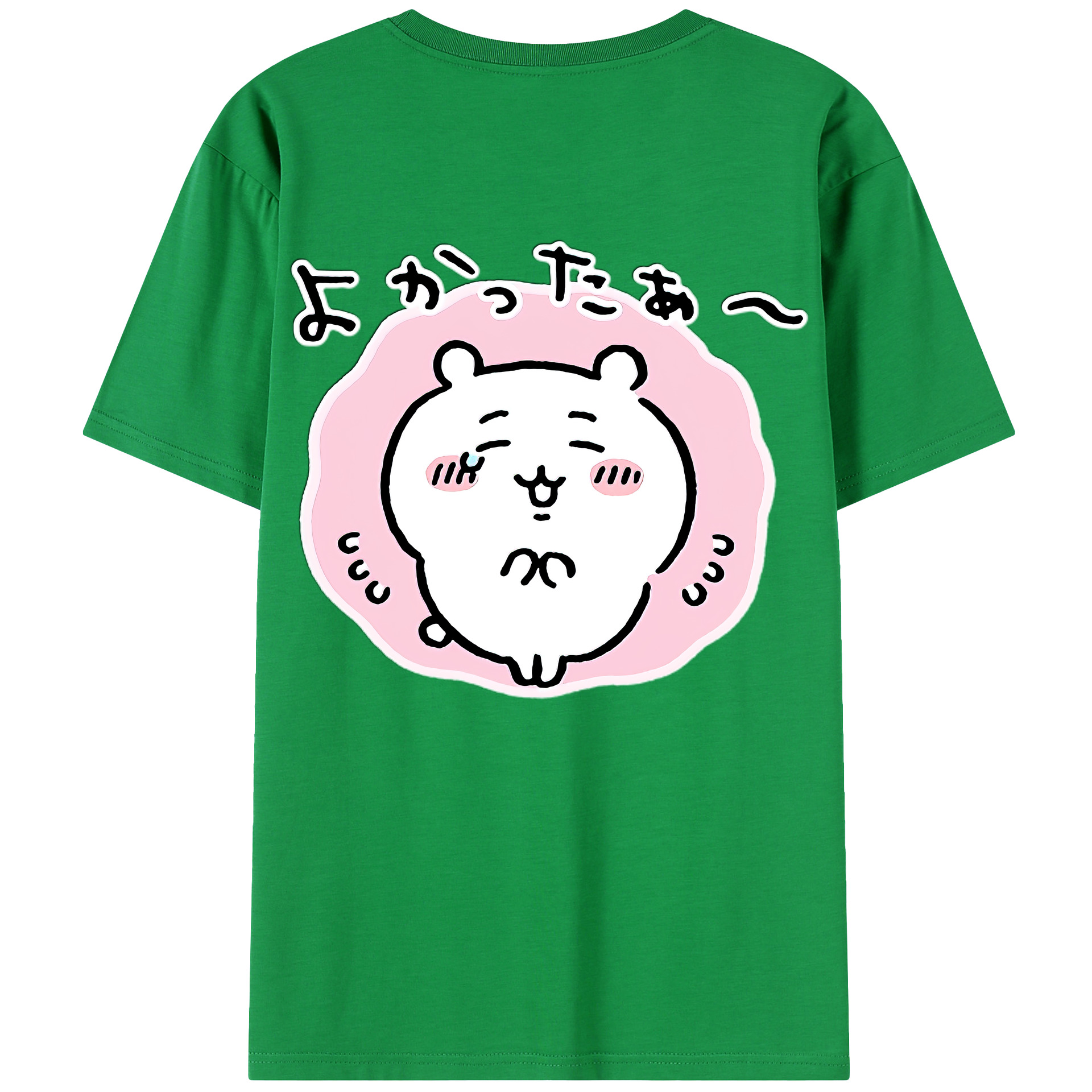 （画像用） ちいかわ ちいかわ Chii-kawa chiikawa 綿100％半袖Tシャツ（背面プリント）