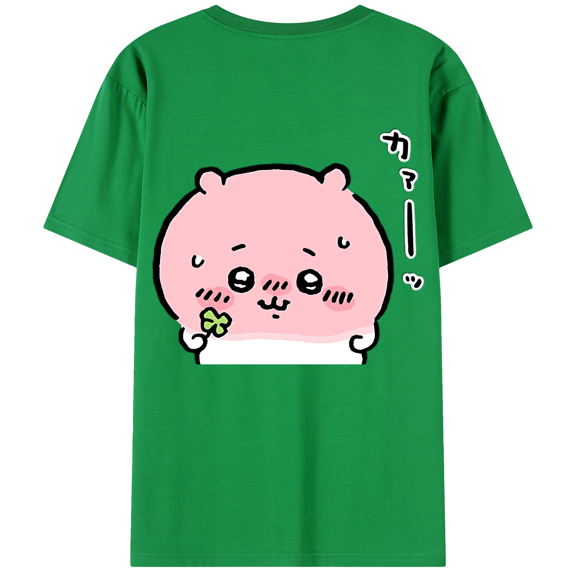 （画像用） ちいかわ ちいかわ Chii-kawa chiikawa 綿100％半袖Tシャツ（背面プリント）