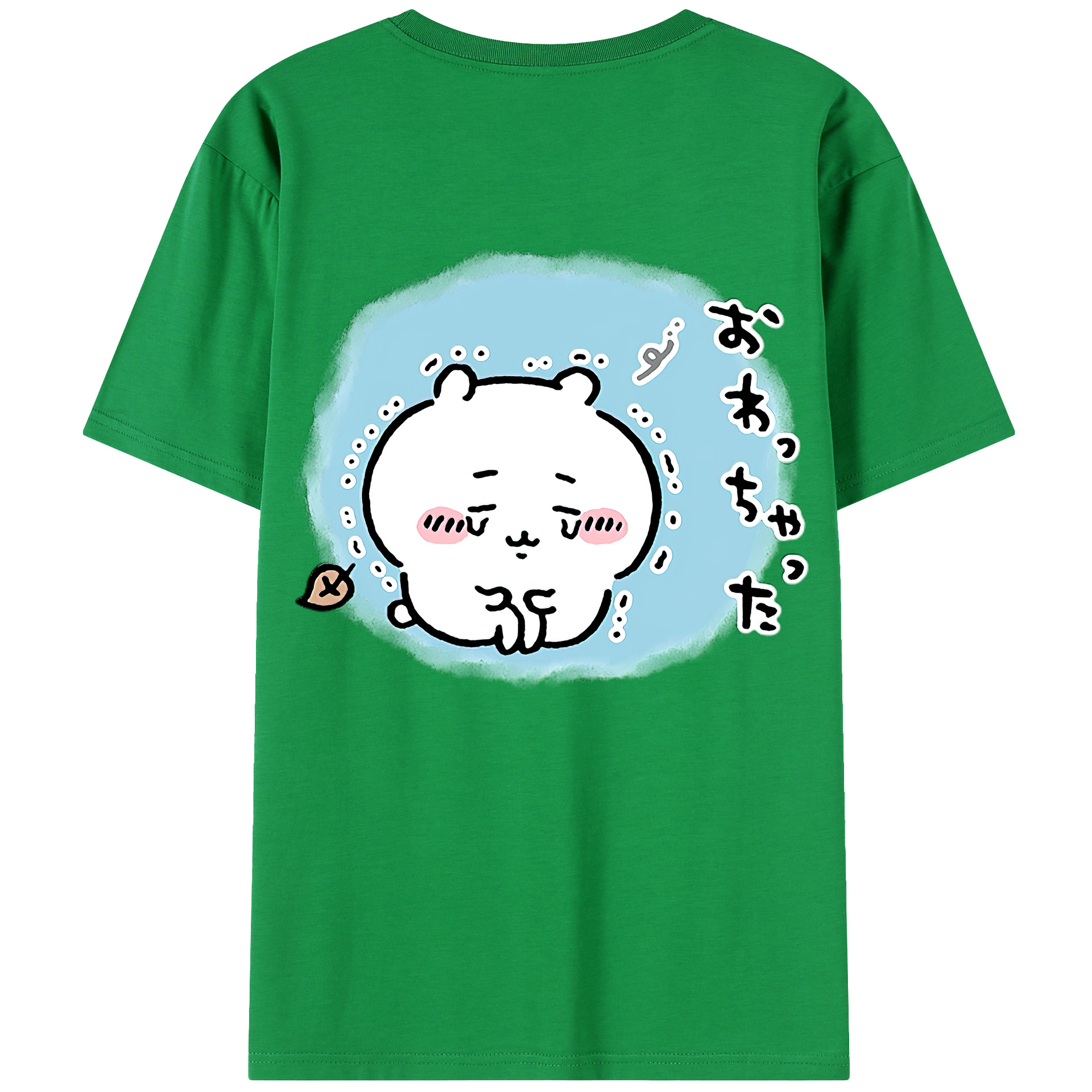 （画像用） ちいかわ ちいかわ Chii-kawa chiikawa 綿100％半袖Tシャツ（背面プリント）