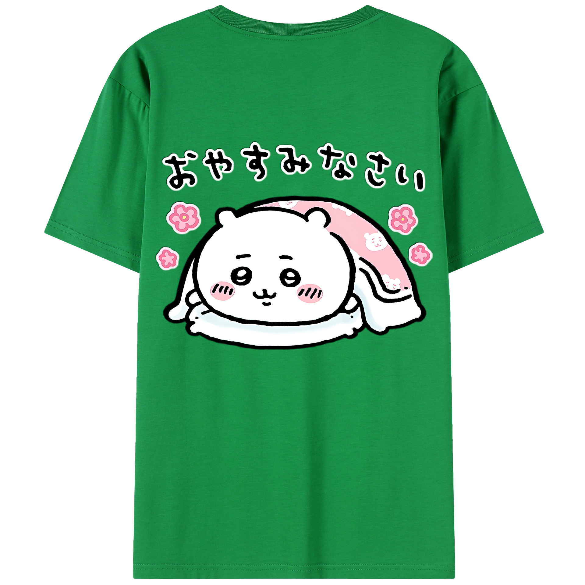 （画像用） ちいかわ ちいかわ Chii-kawa chiikawa 綿100％半袖Tシャツ（背面プリント）