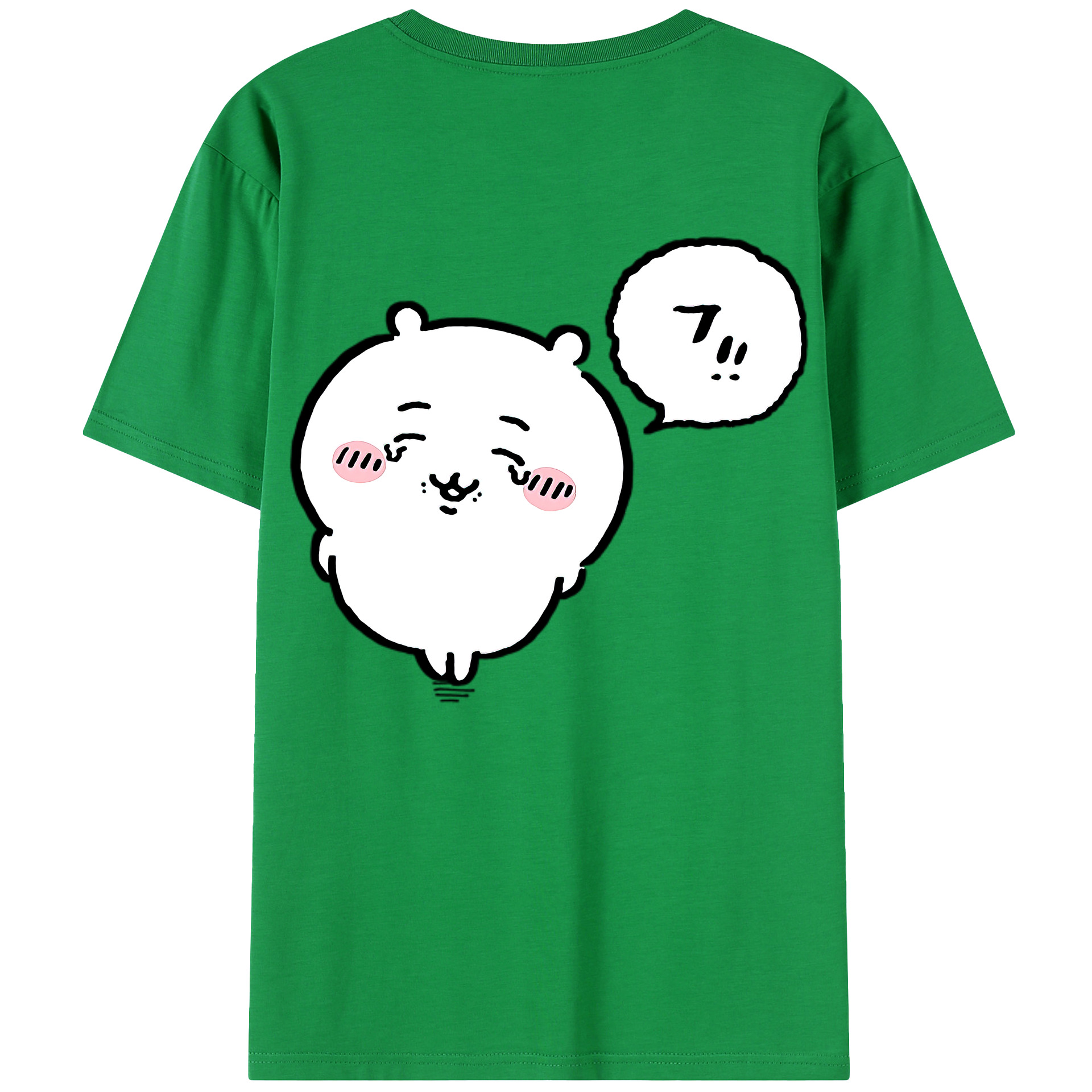 （画像用） ちいかわ ちいかわ Chii-kawa chiikawa 綿100％半袖Tシャツ（背面プリント）