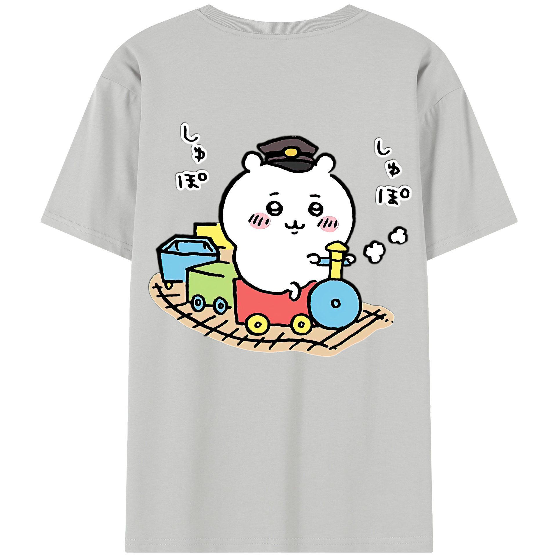 （画像用） ちいかわ ちいかわ Chii-kawa chiikawa 綿100％半袖Tシャツ（背面プリント）