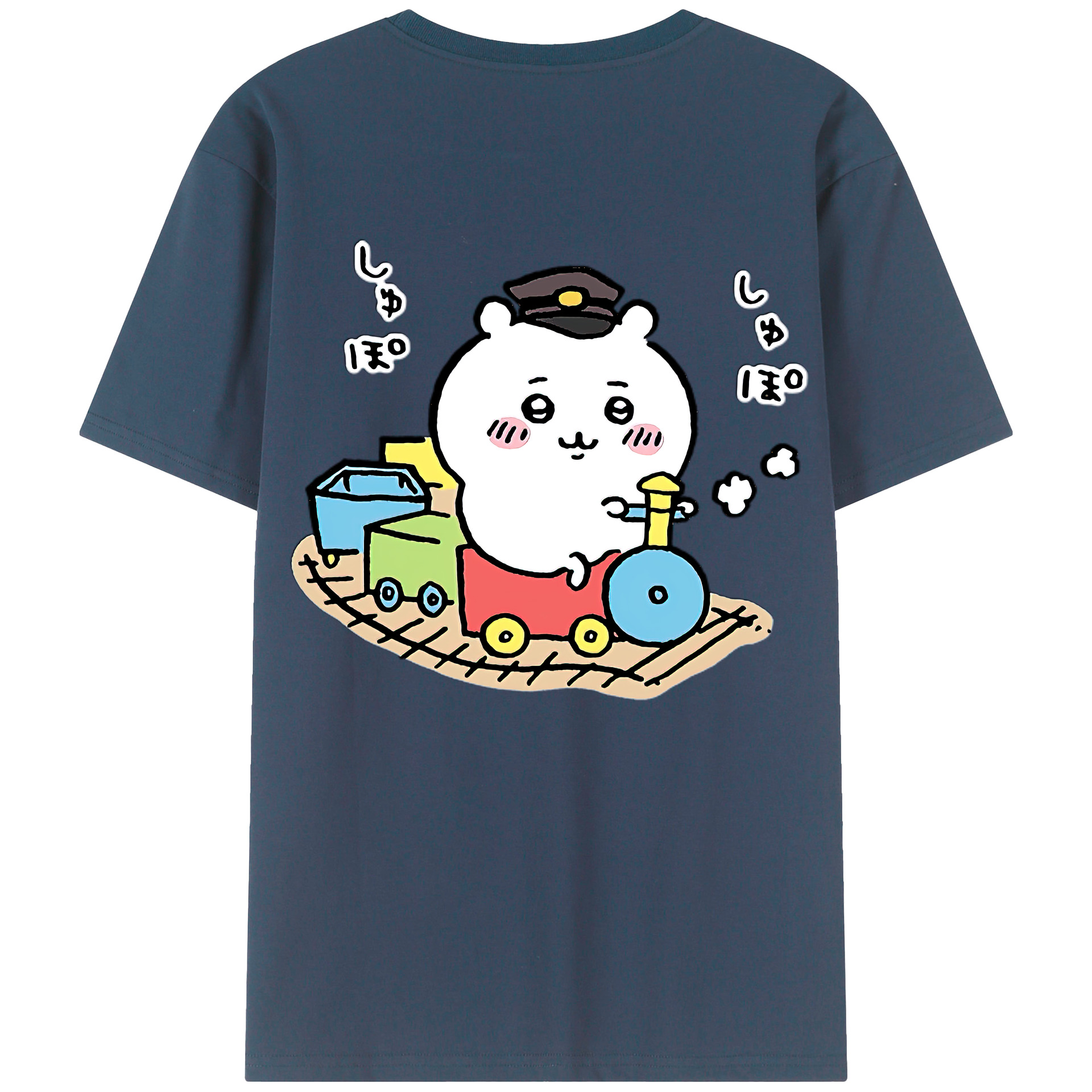 （画像用） ちいかわ ちいかわ Chii-kawa chiikawa 綿100％半袖Tシャツ（背面プリント）