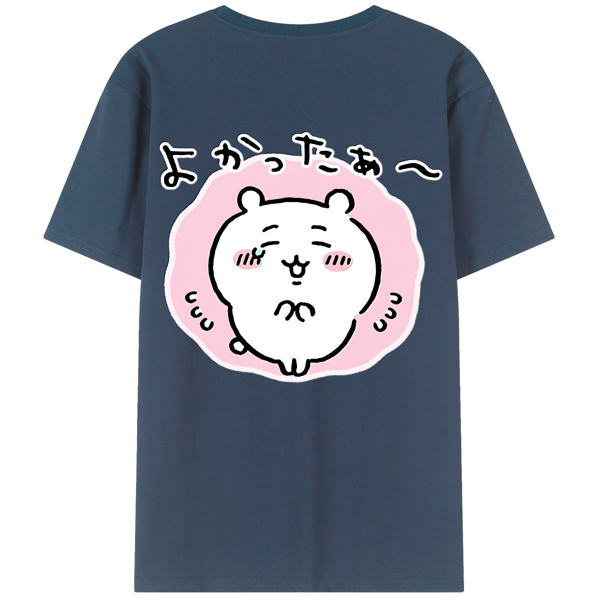 （画像用） ちいかわ ちいかわ Chii-kawa chiikawa 綿100％半袖Tシャツ（背面プリント）