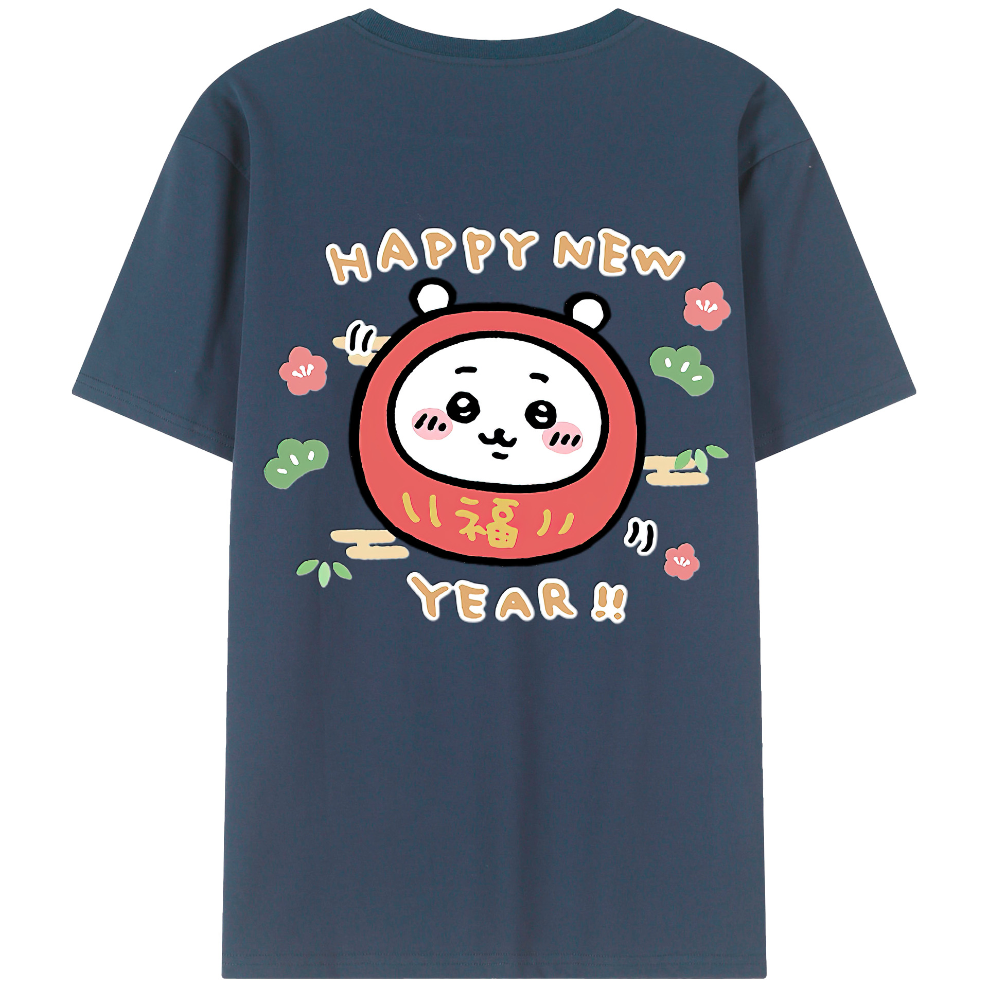 （画像用） ちいかわ ちいかわ Chii-kawa chiikawa 綿100％半袖Tシャツ（背面プリント）