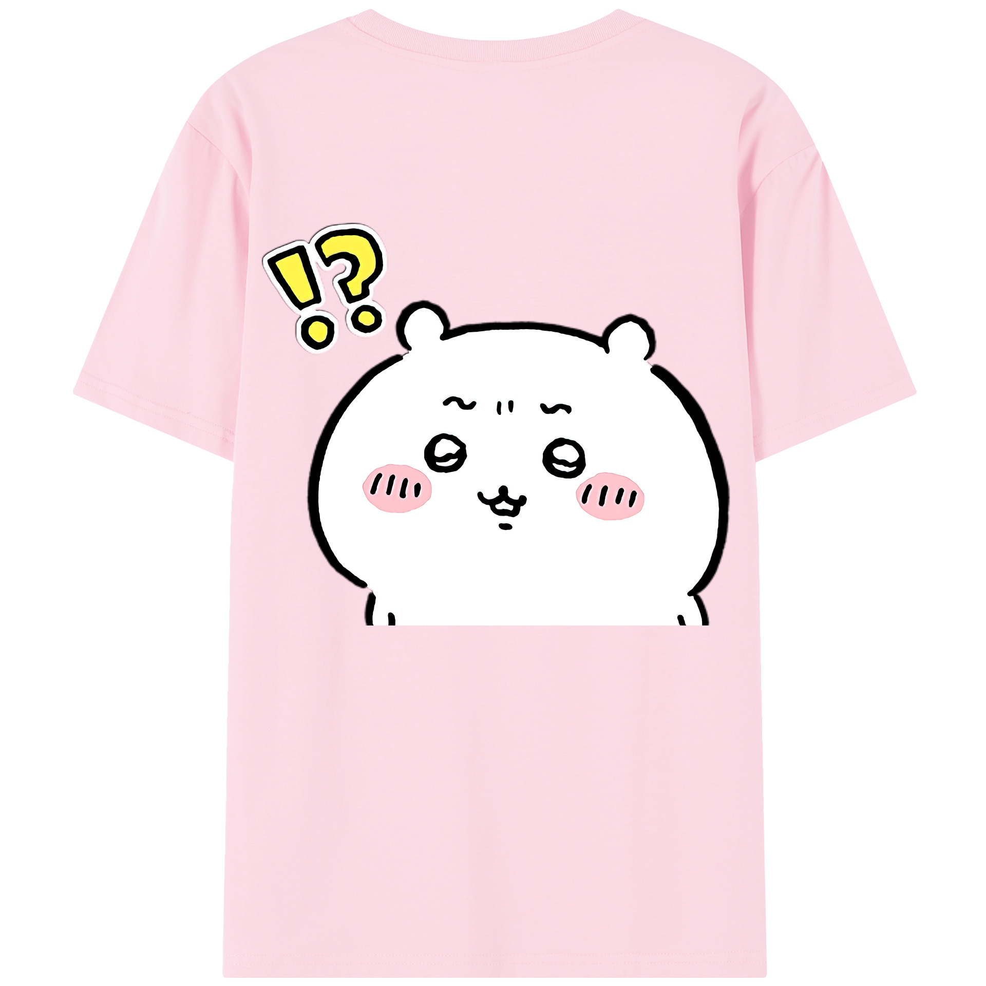 （画像用） ちいかわ ちいかわ Chii-kawa chiikawa 綿100％半袖Tシャツ（背面プリント）