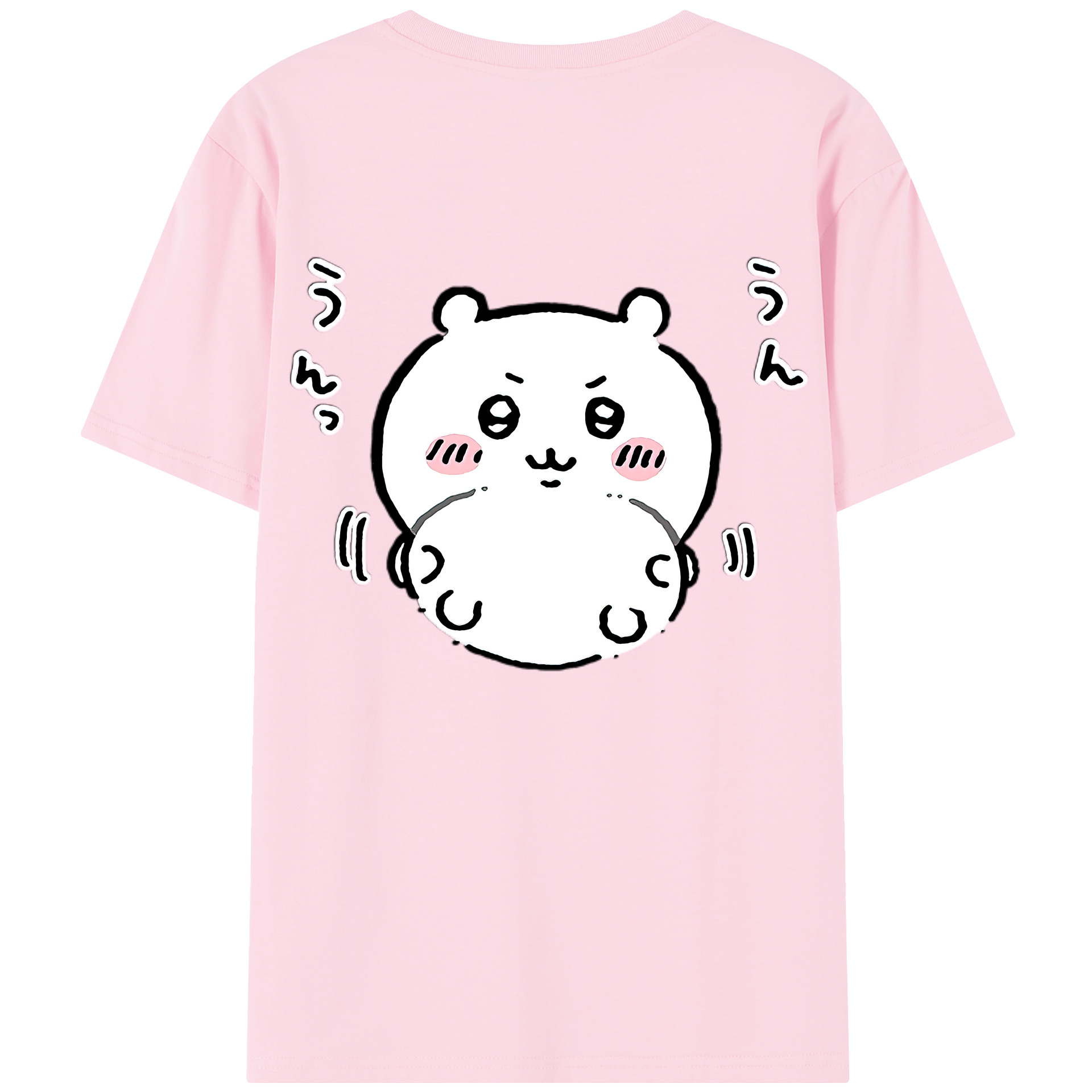 （画像用） ちいかわ ちいかわ Chii-kawa chiikawa 綿100％半袖Tシャツ（背面プリント）
