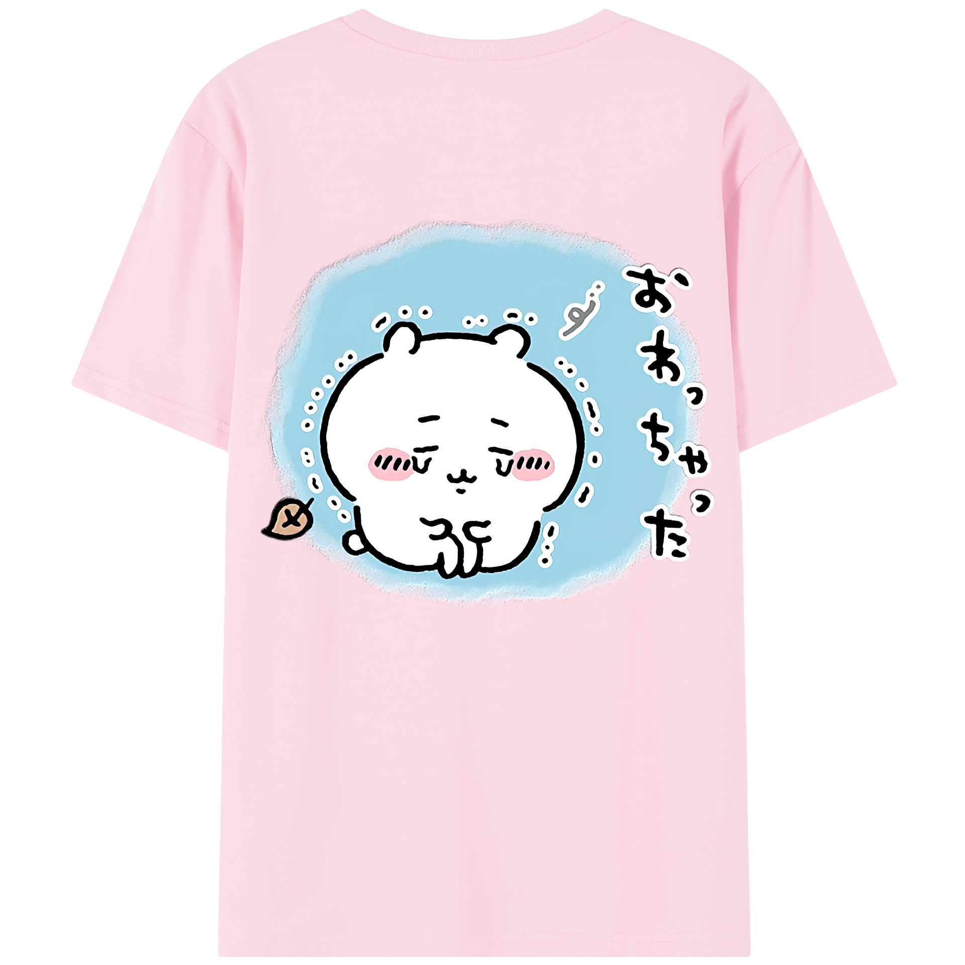 （画像用） ちいかわ ちいかわ Chii-kawa chiikawa 綿100％半袖Tシャツ（背面プリント）