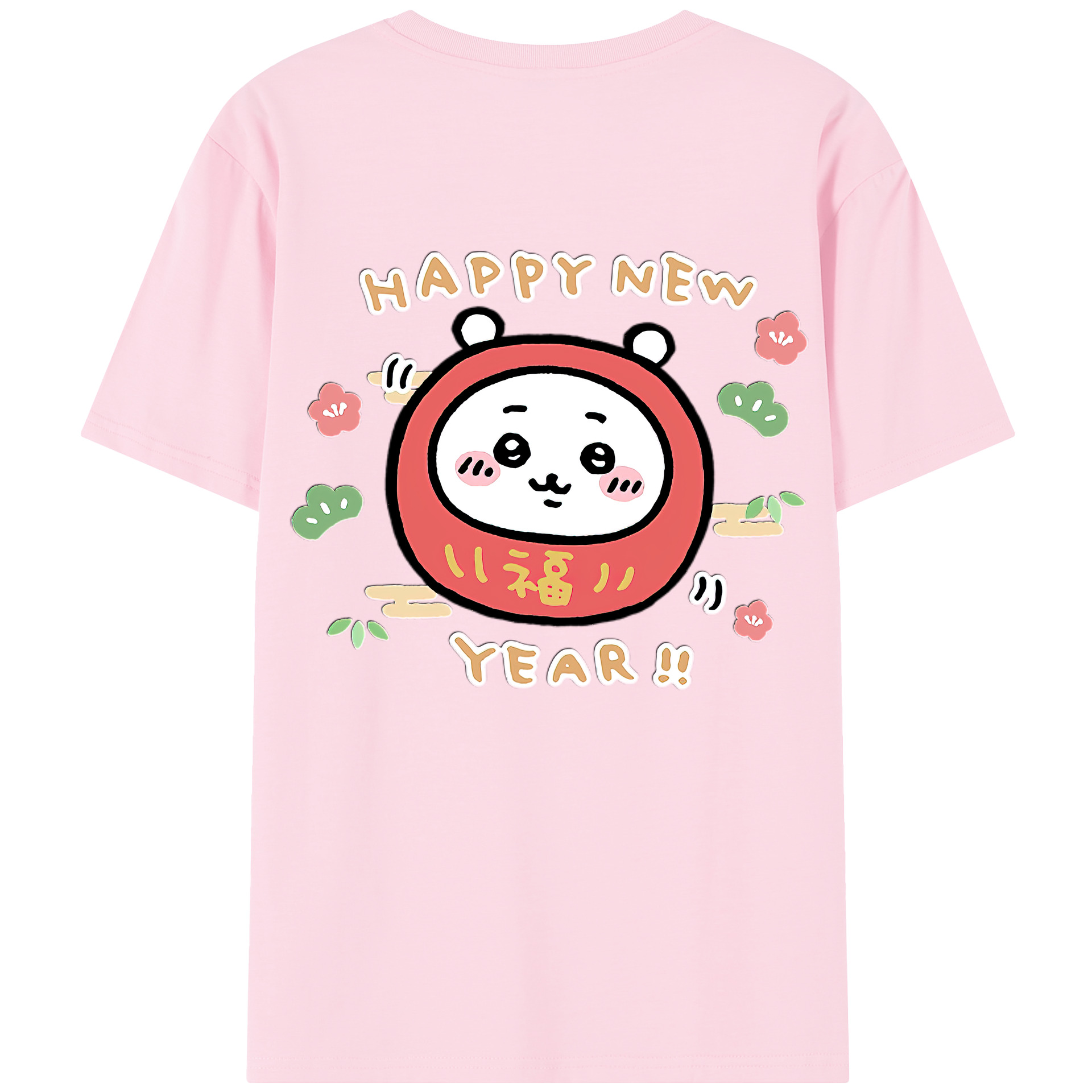 （画像用） ちいかわ ちいかわ Chii-kawa chiikawa 綿100％半袖Tシャツ（背面プリント）