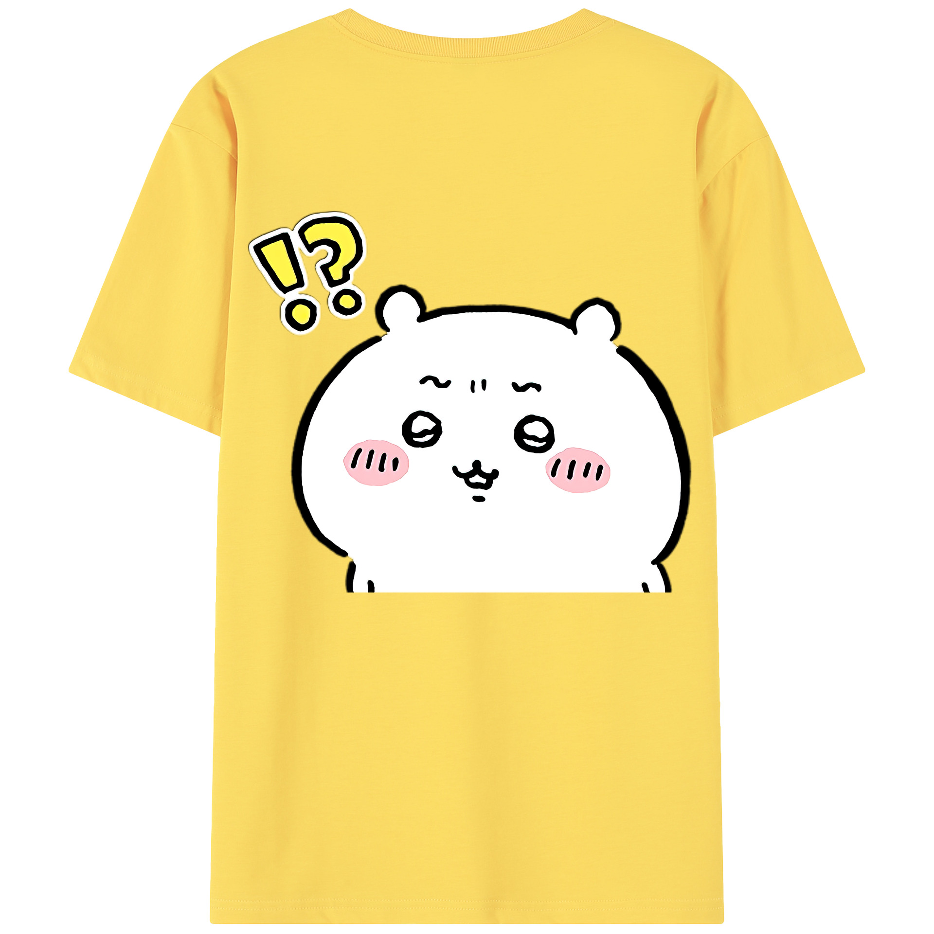 （画像用） ちいかわ ちいかわ Chii-kawa chiikawa 綿100％半袖Tシャツ（背面プリント）