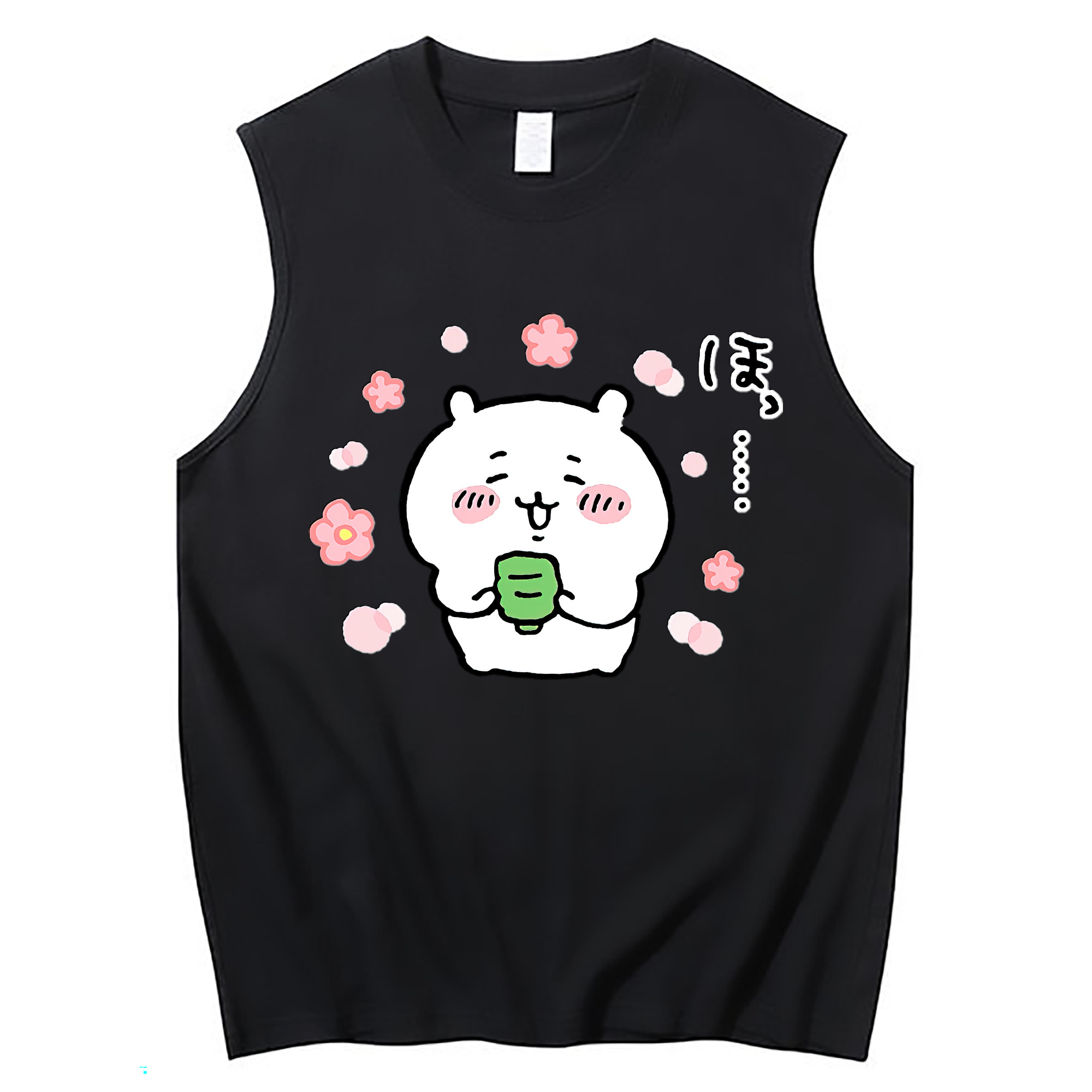 （画像用） ちいかわ ちいかわ Chii-kawa chiikawa コットン100％タンクトップ（フロントプリント）