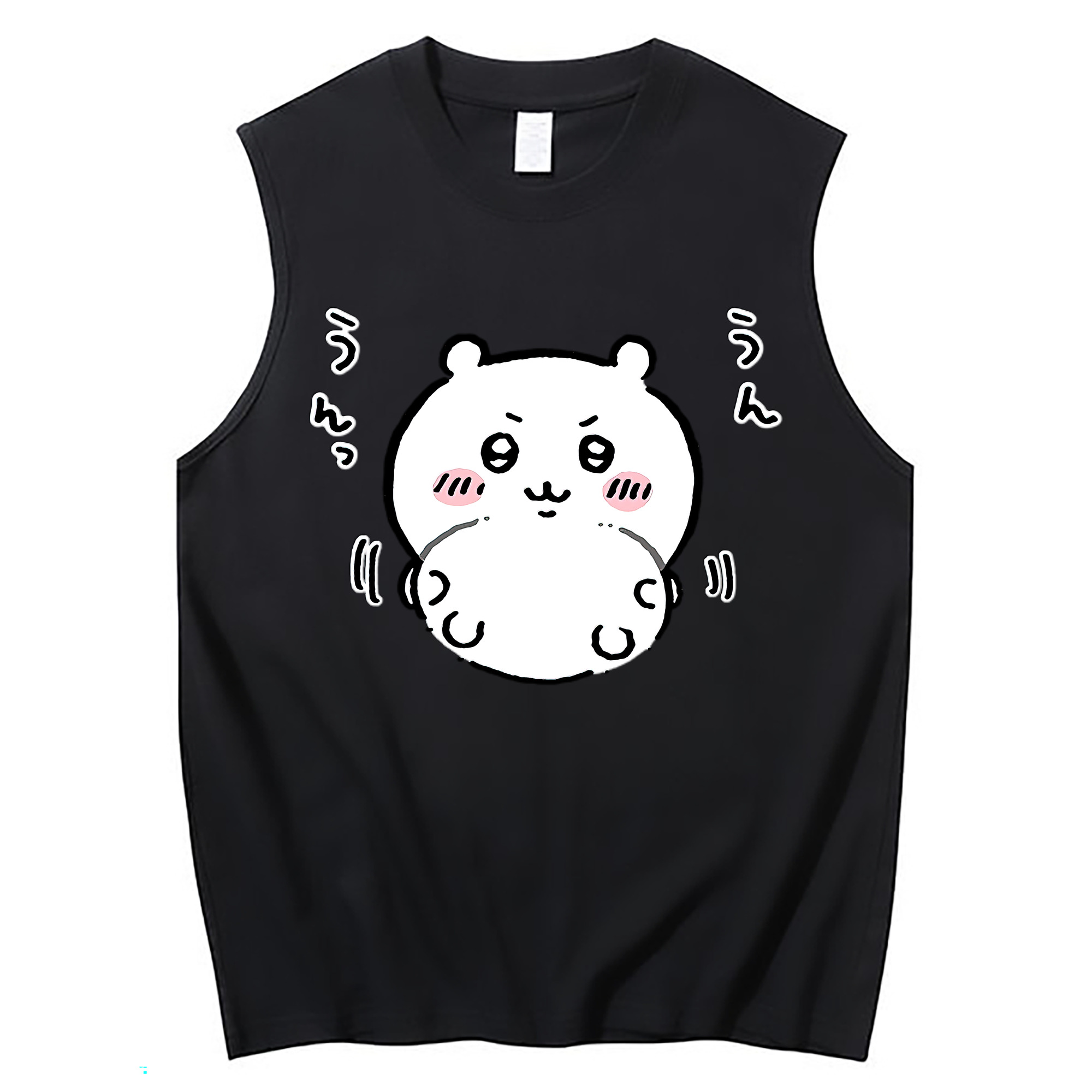 （画像用） ちいかわ ちいかわ Chii-kawa chiikawa コットン100％タンクトップ（フロントプリント）