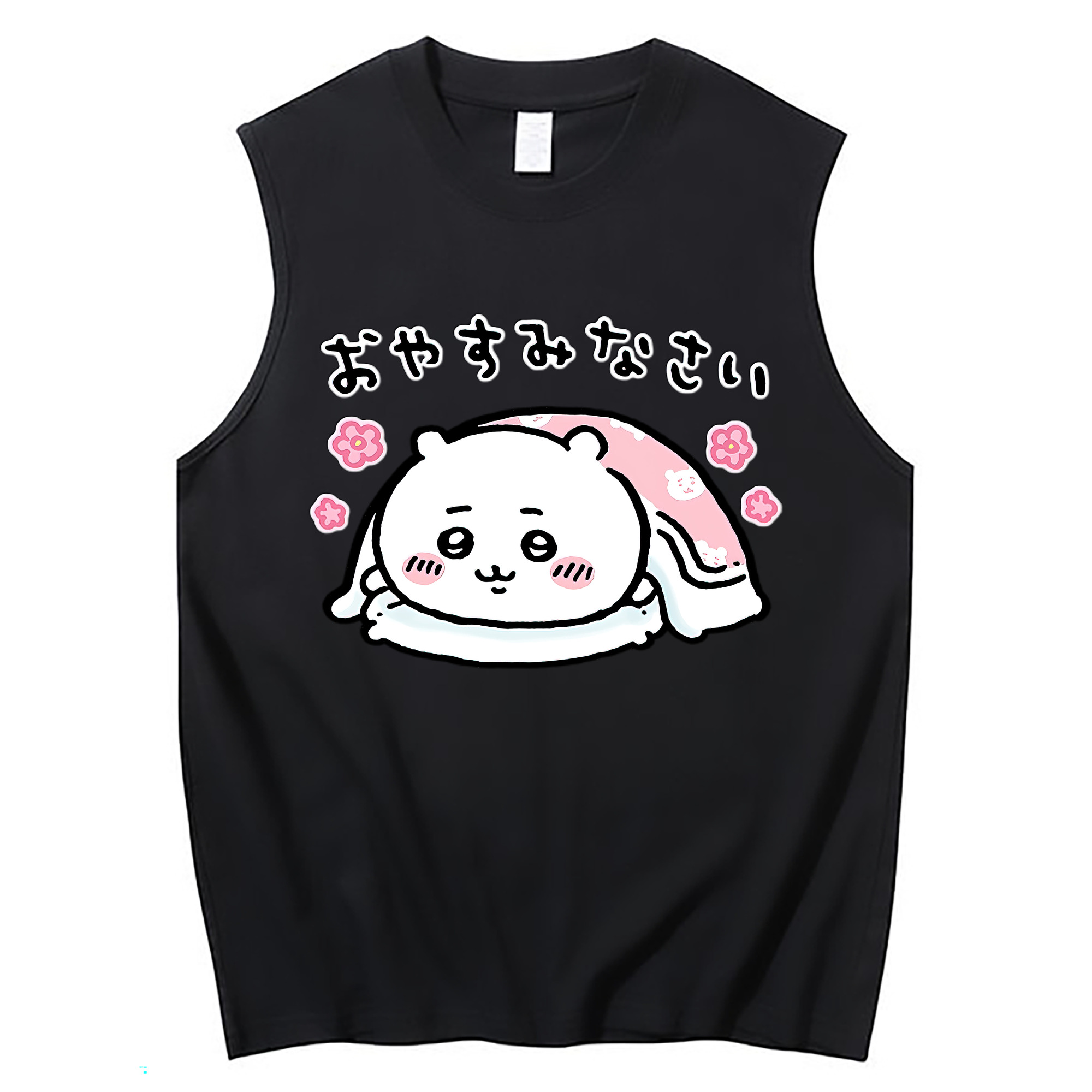 （画像用） ちいかわ ちいかわ Chii-kawa chiikawa コットン100％タンクトップ（フロントプリント）